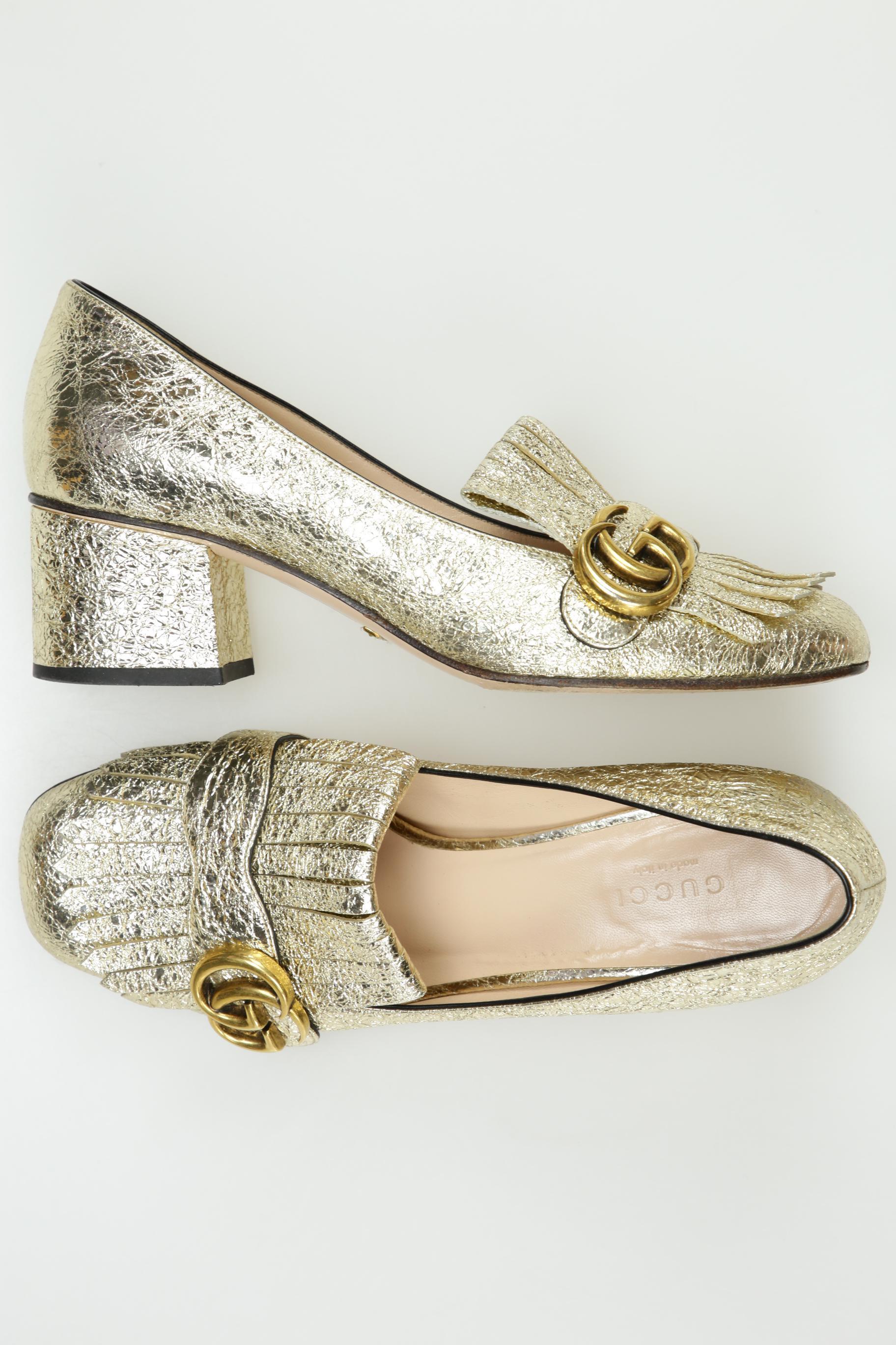 

Gucci Damen Pumps, gold, Gr. 37