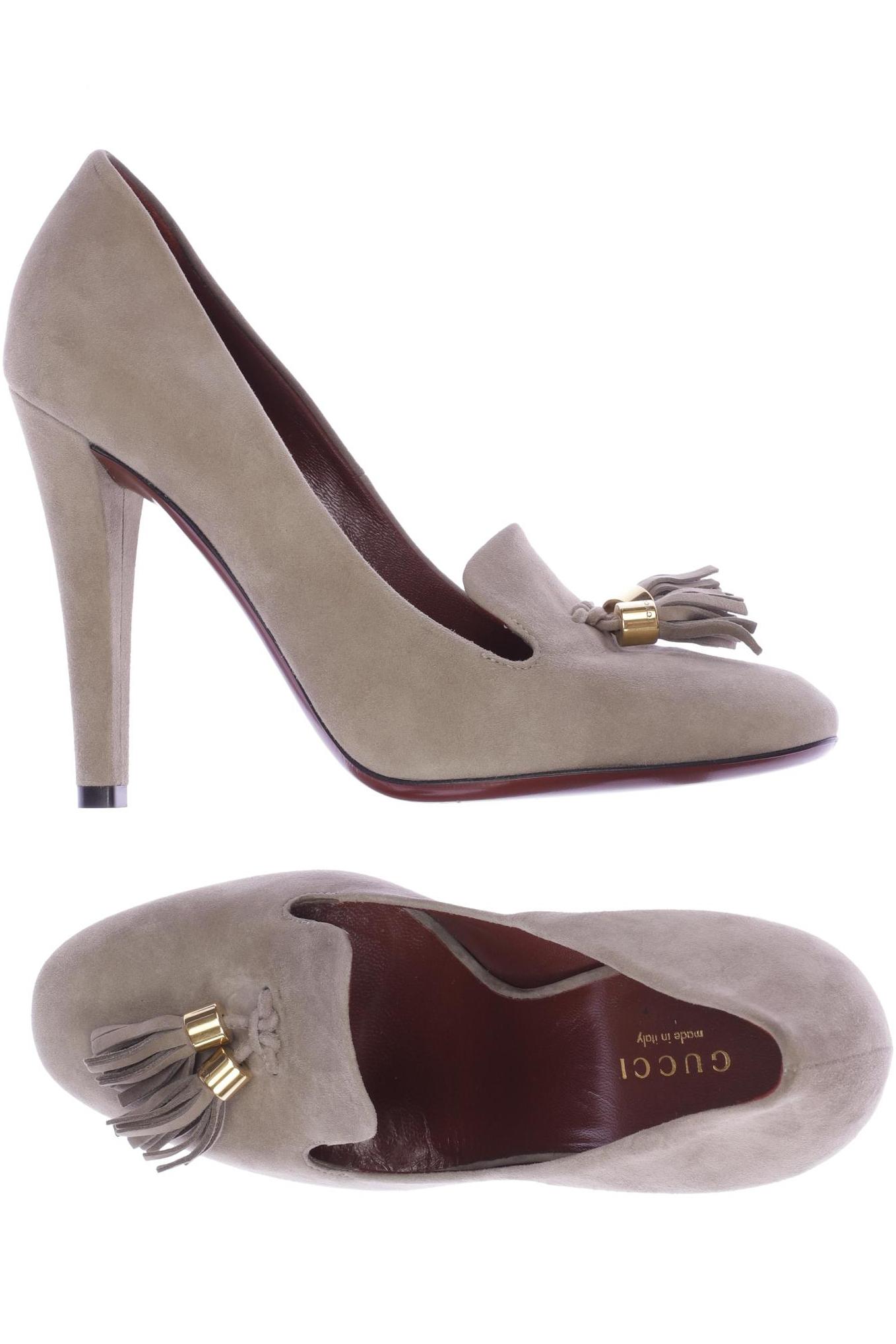 

Gucci Damen Pumps, grau, Gr. 36.5