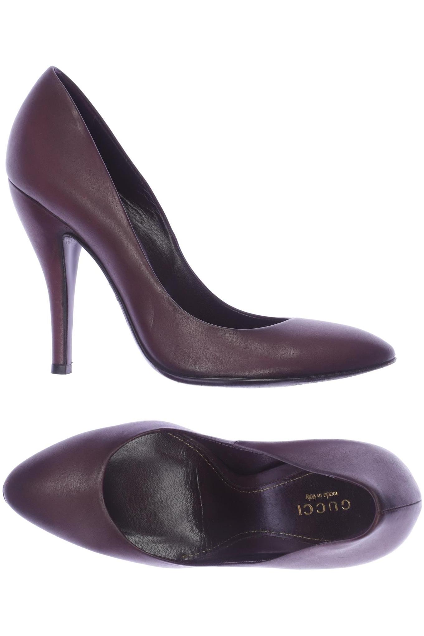 

Gucci Damen Pumps, bordeaux, Gr. 37.5