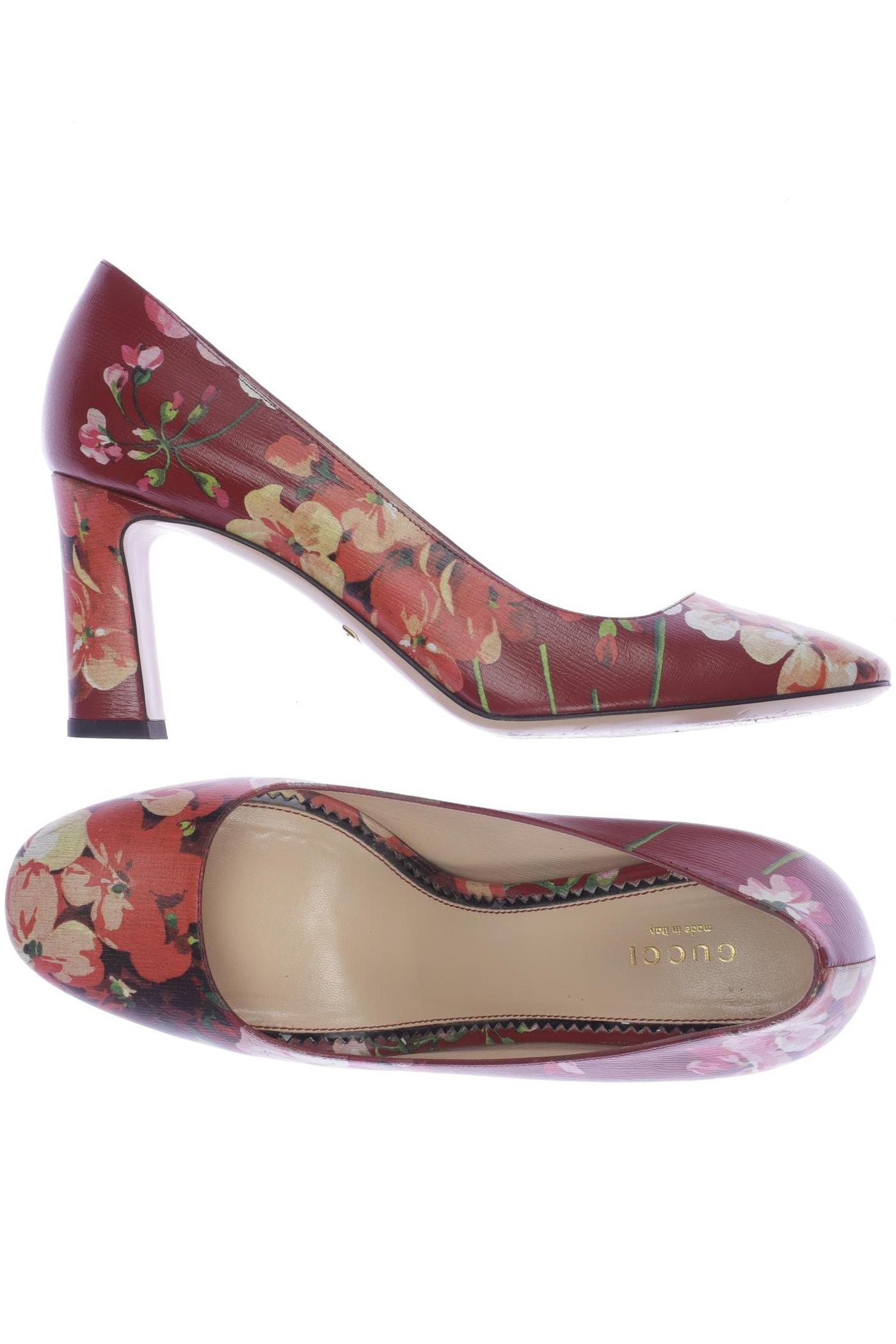 

Gucci Damen Pumps, bordeaux, Gr. 39.5