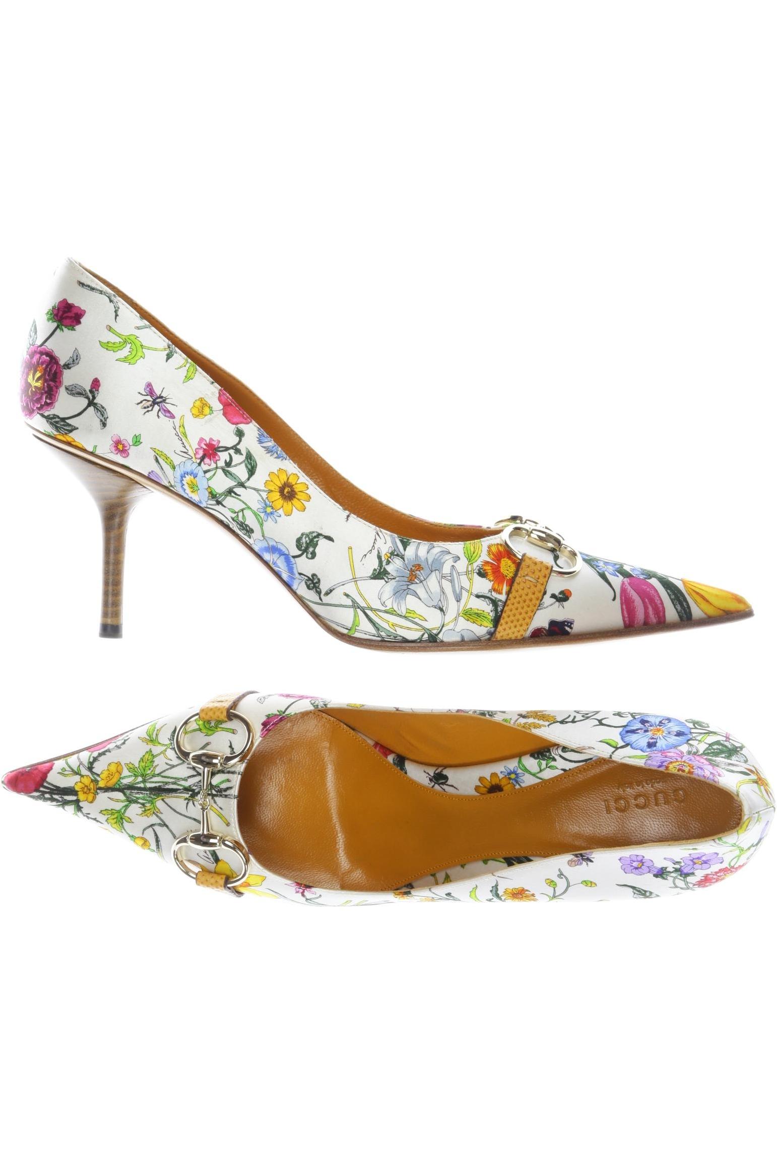 

Gucci Damen Pumps, cremeweiß, Gr. 40