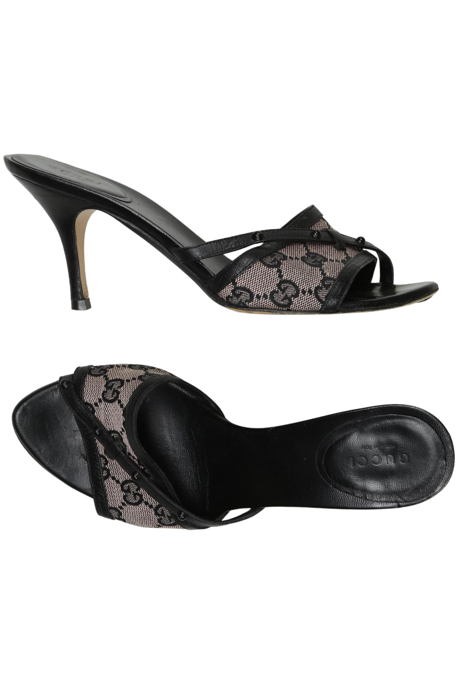 

Gucci Damen Sandale, schwarz, Gr. 36.5