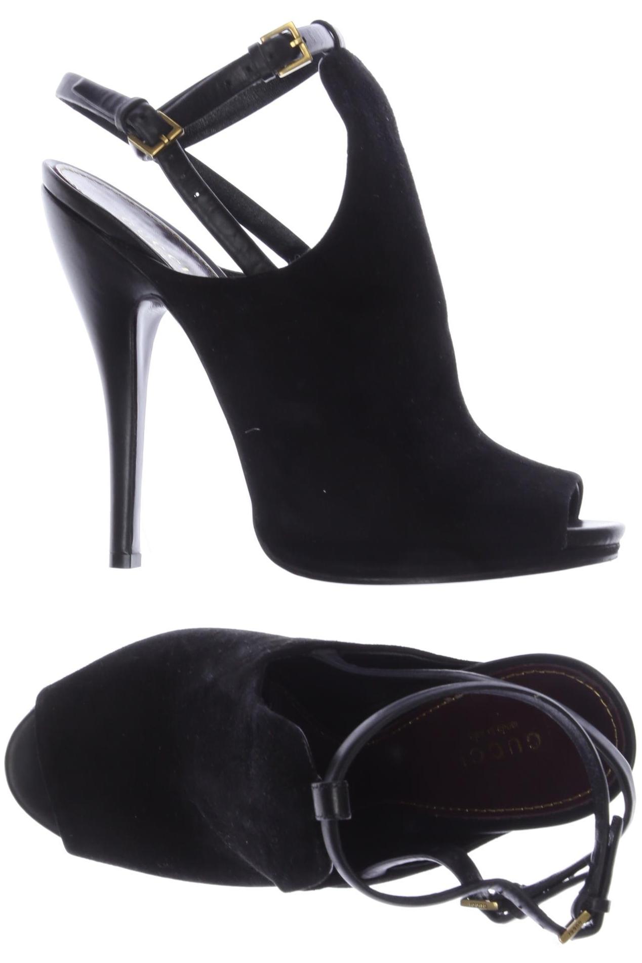 

Gucci Damen Sandale, schwarz, Gr. 40