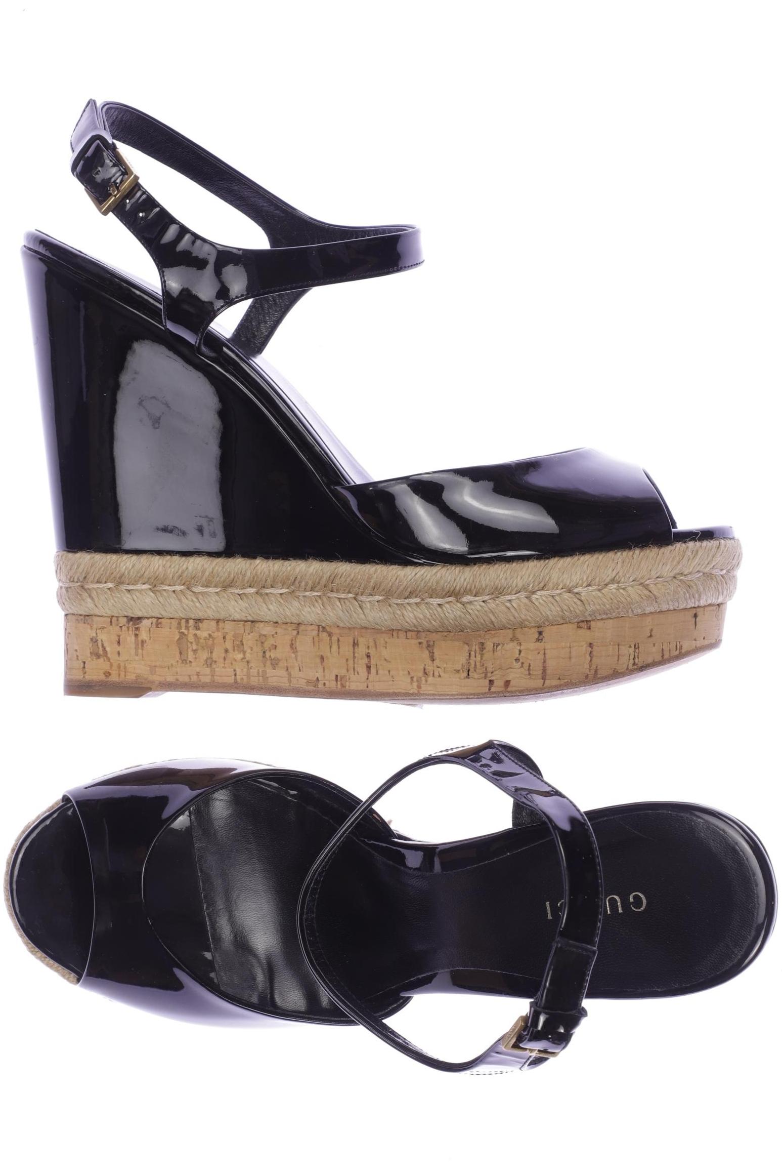 

Gucci Damen Sandale, schwarz, Gr. 39