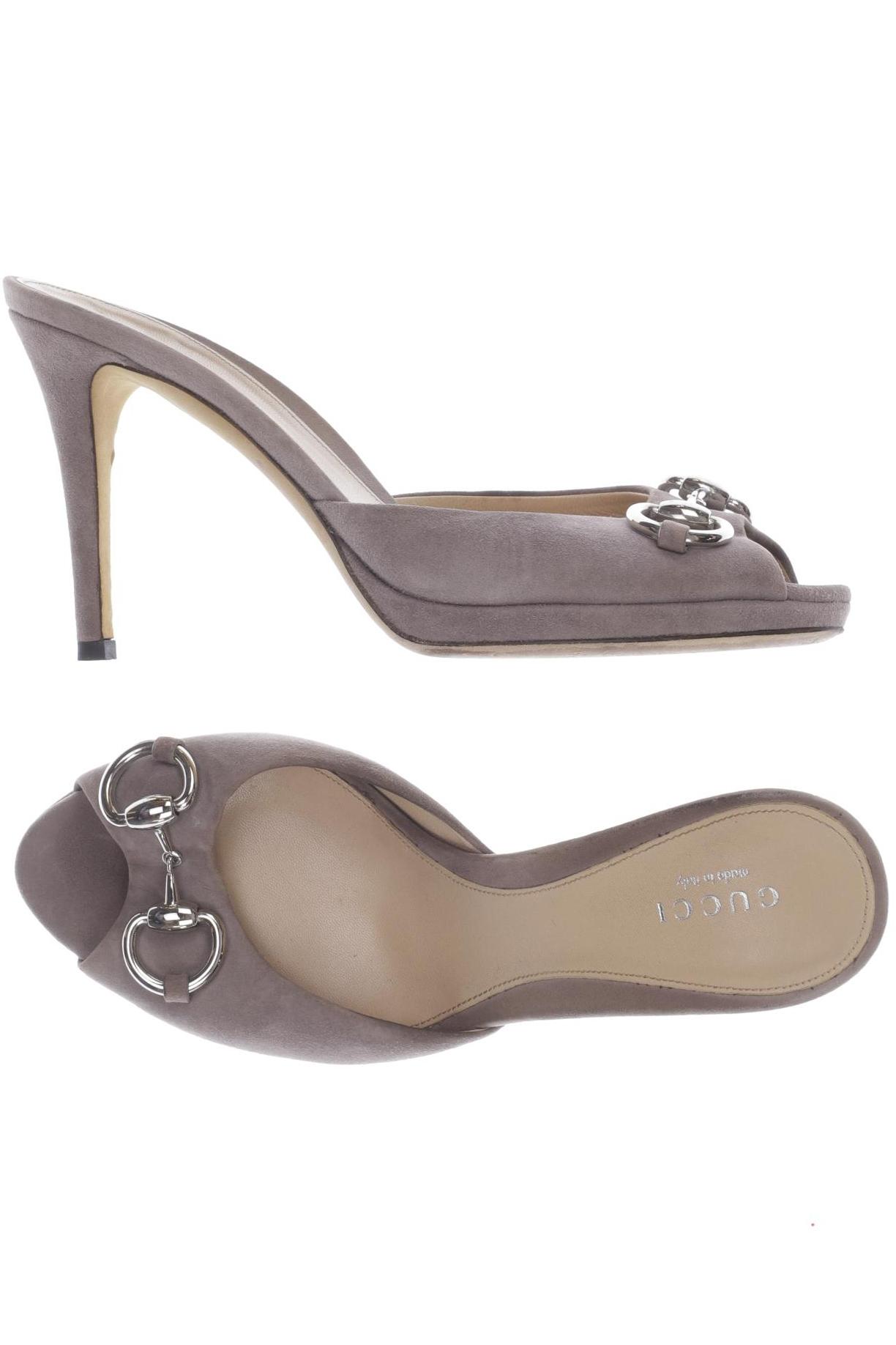 

Gucci Damen Sandale, grau, Gr. 36.5
