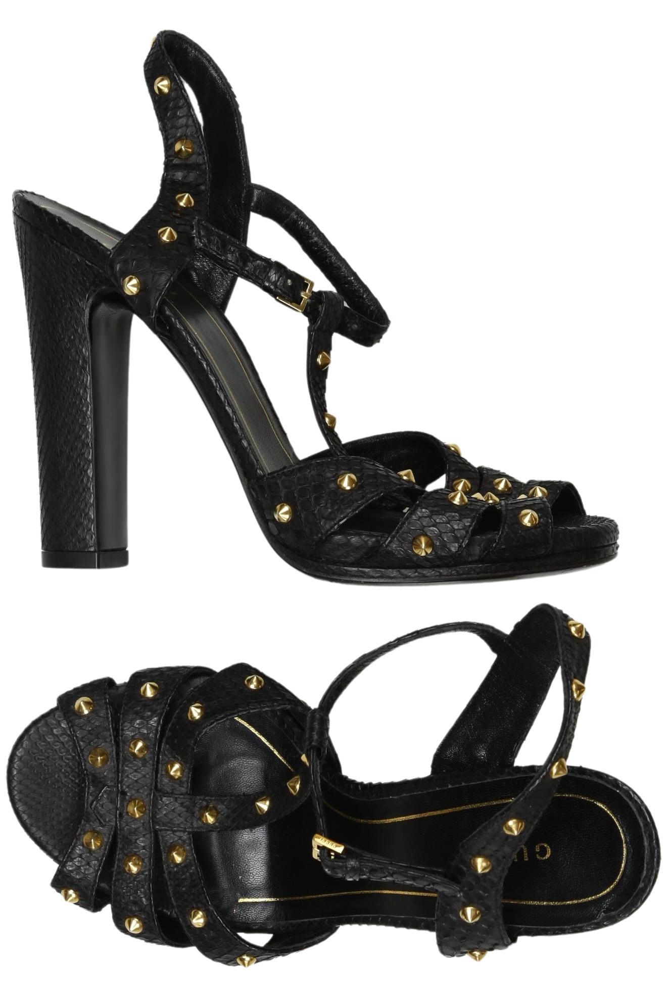 

Gucci Damen Sandale, schwarz, Gr. 37.5