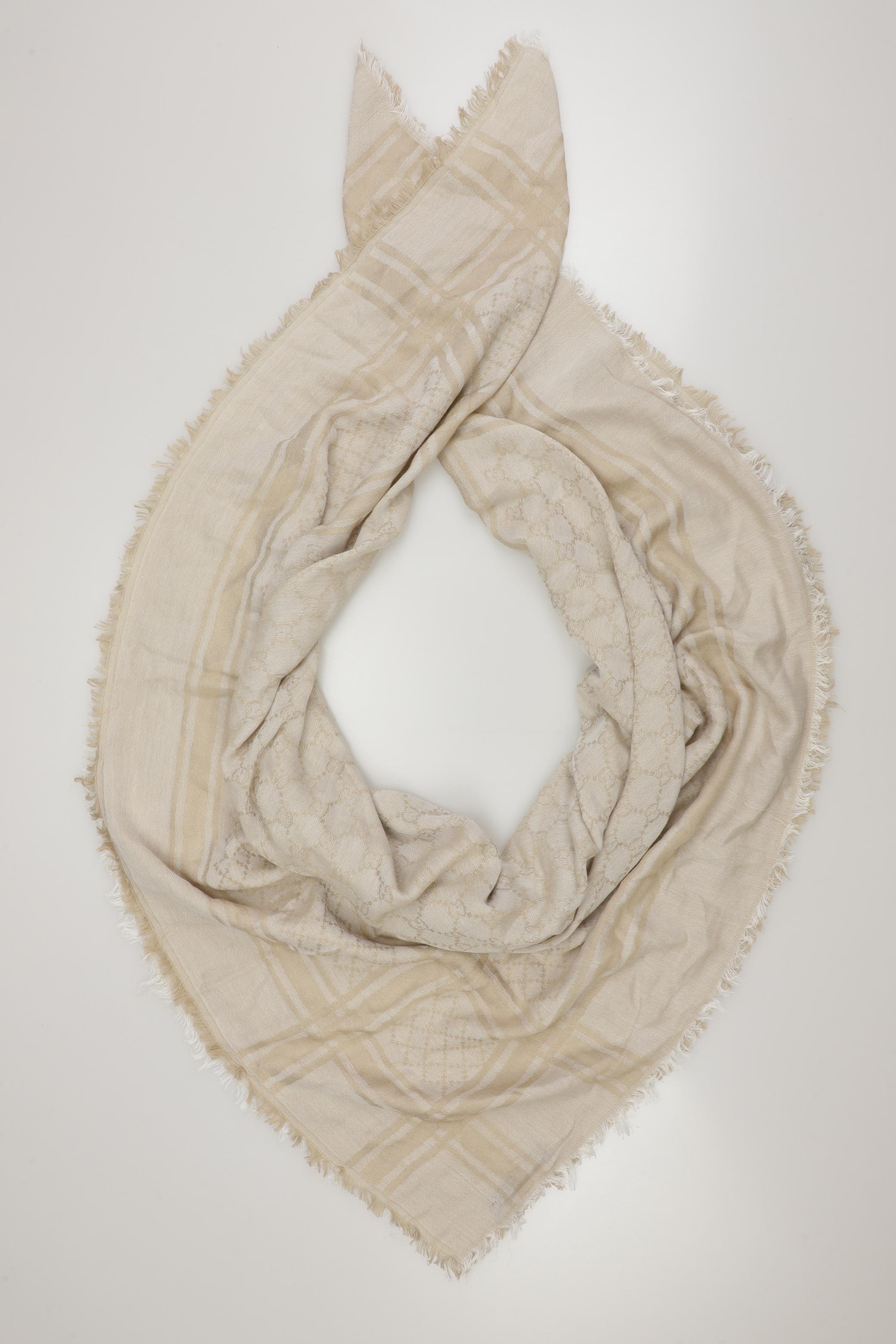 

Gucci Damen Schal, beige, Gr.