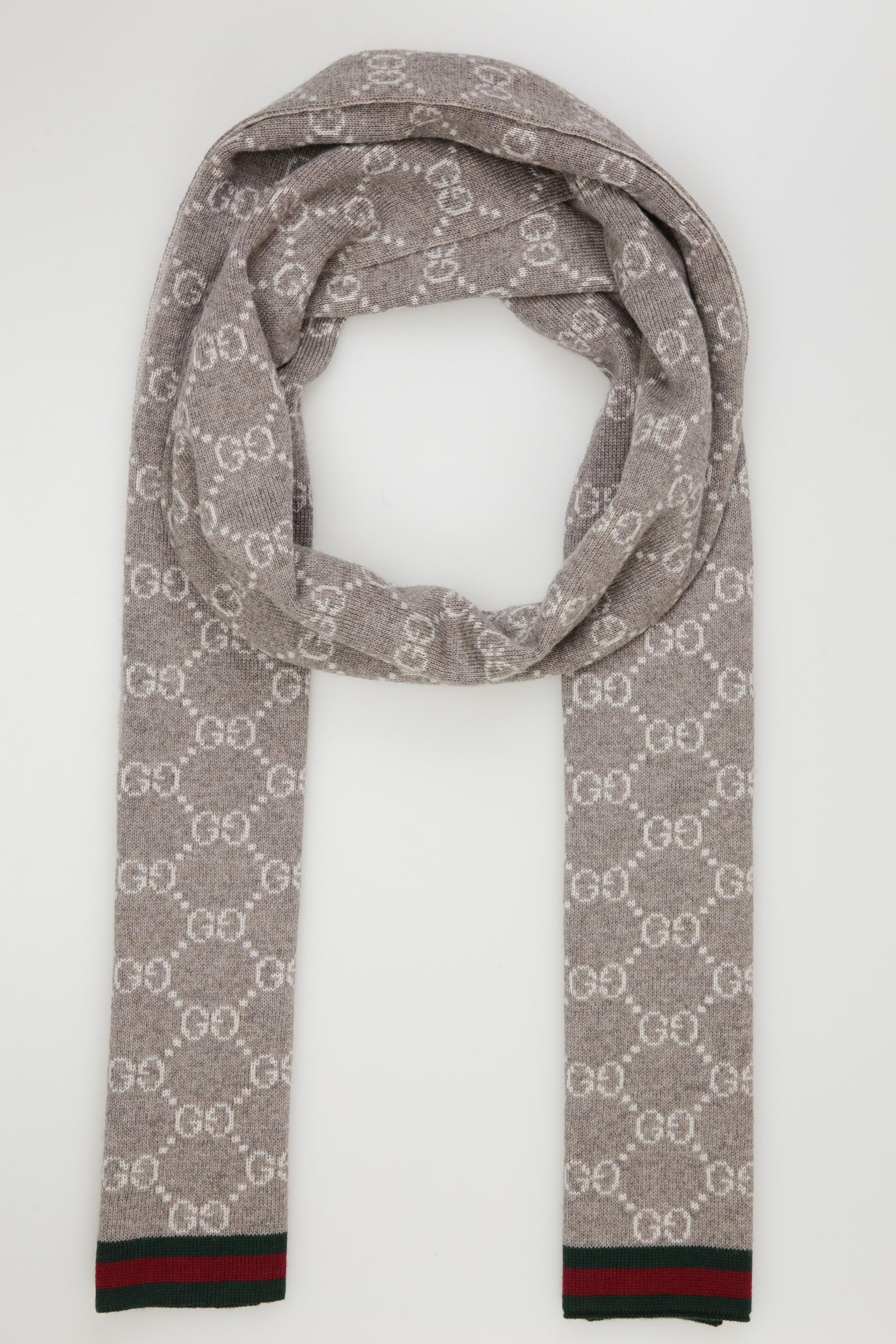 

Gucci Damen Schal, grau, Gr.