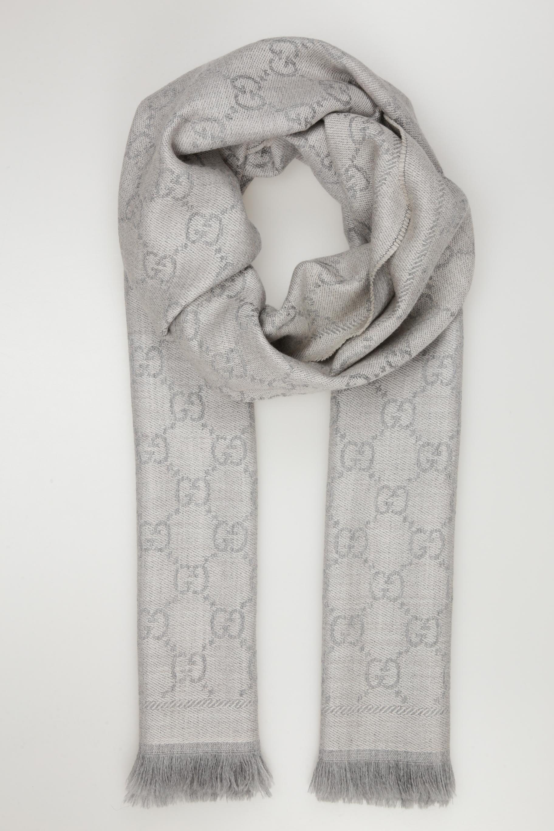 

Gucci Damen Schal, grau, Gr.