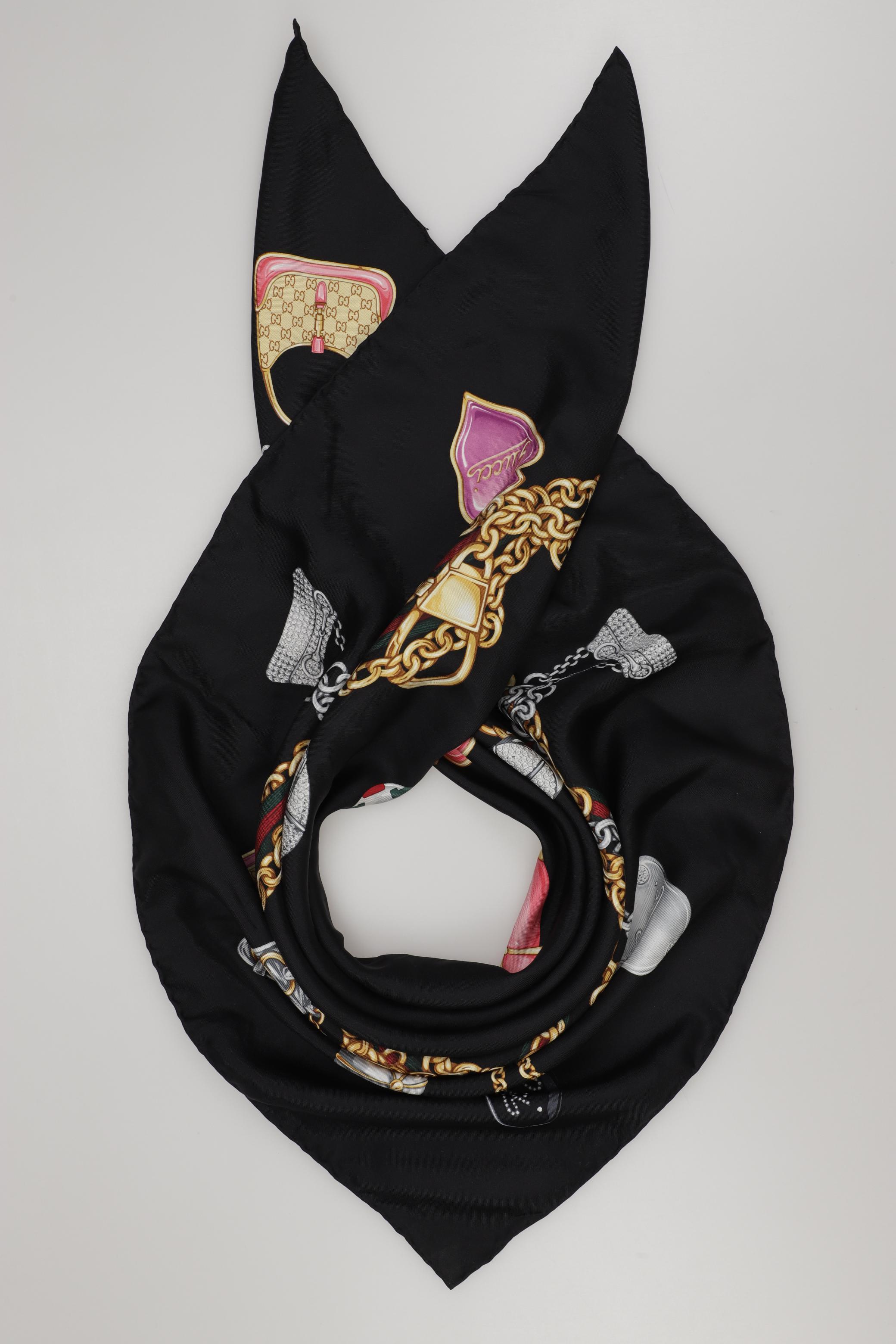 

Gucci Damen Schal, schwarz, Gr.