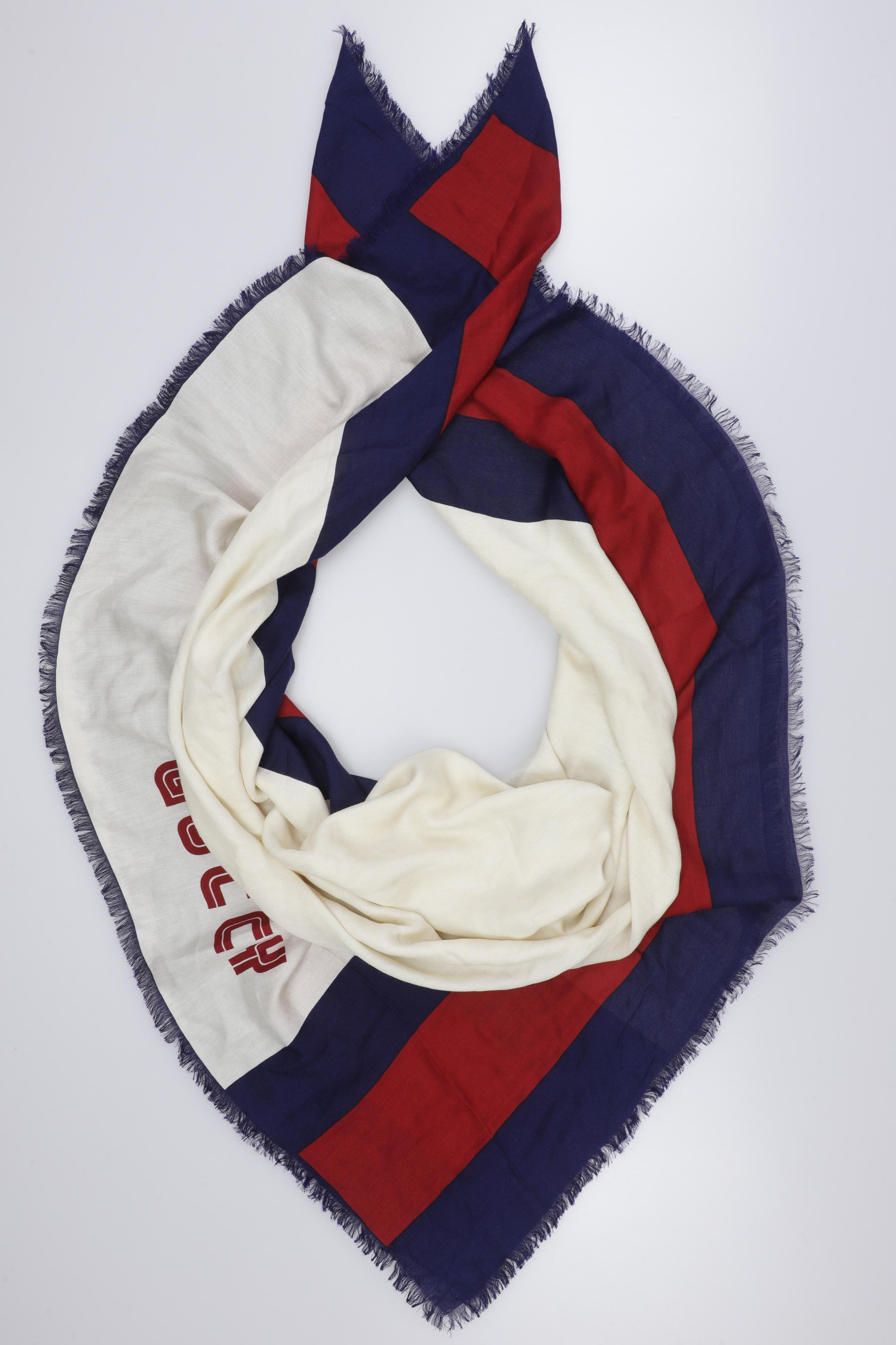 

Gucci Damen Schal, cremeweiß