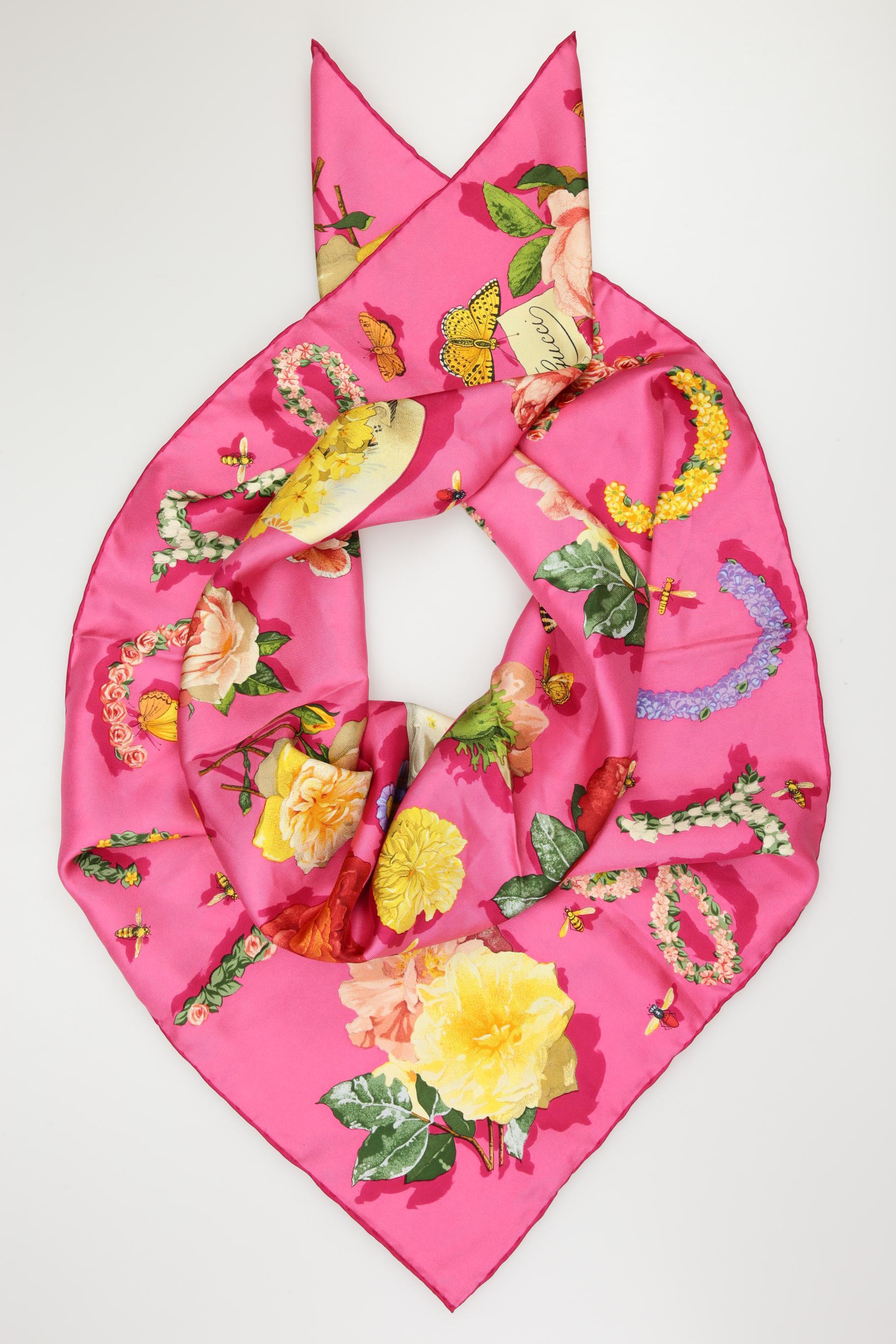 

Gucci Damen Schal, pink, Gr.
