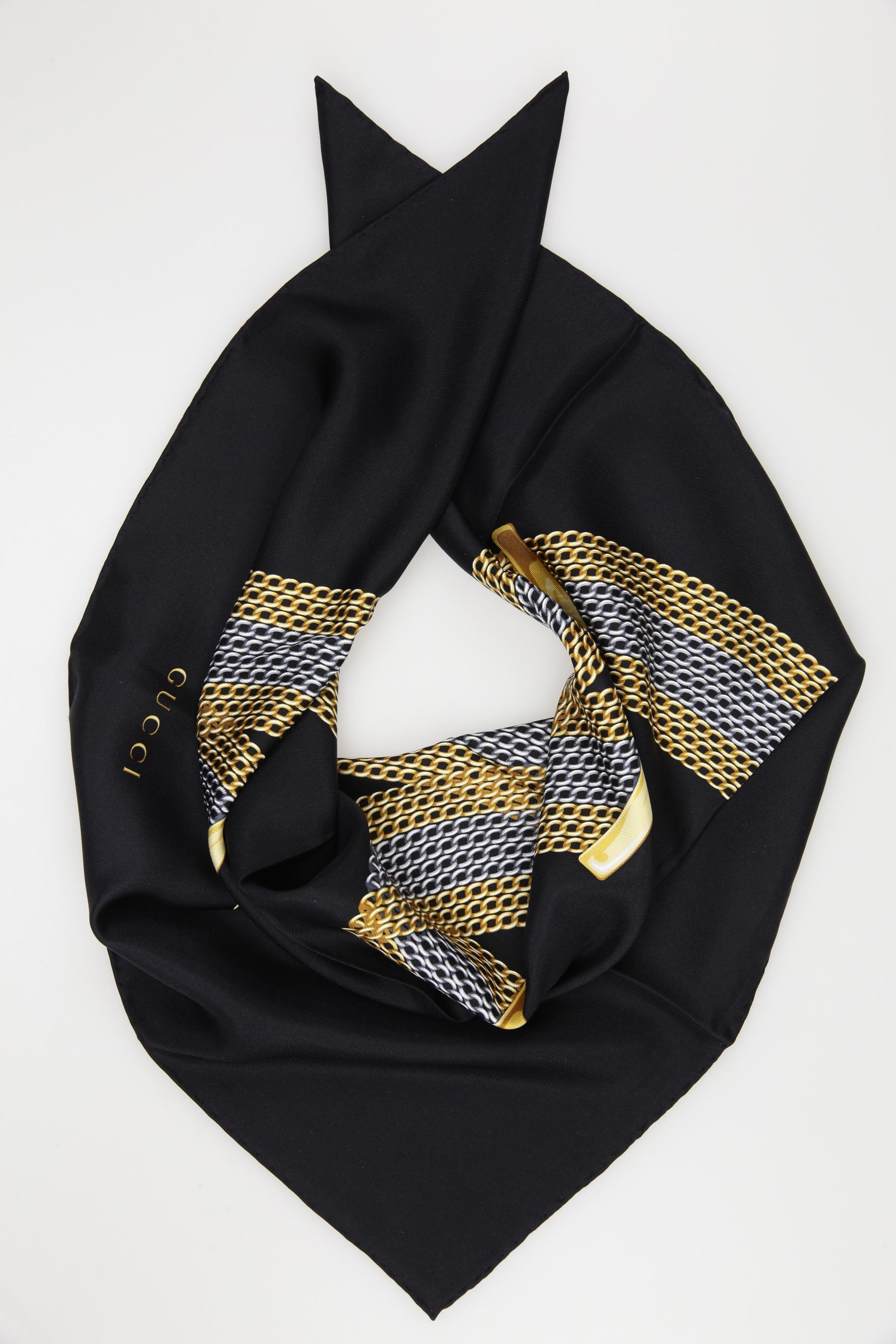 

Gucci Damen Schal, schwarz, Gr.