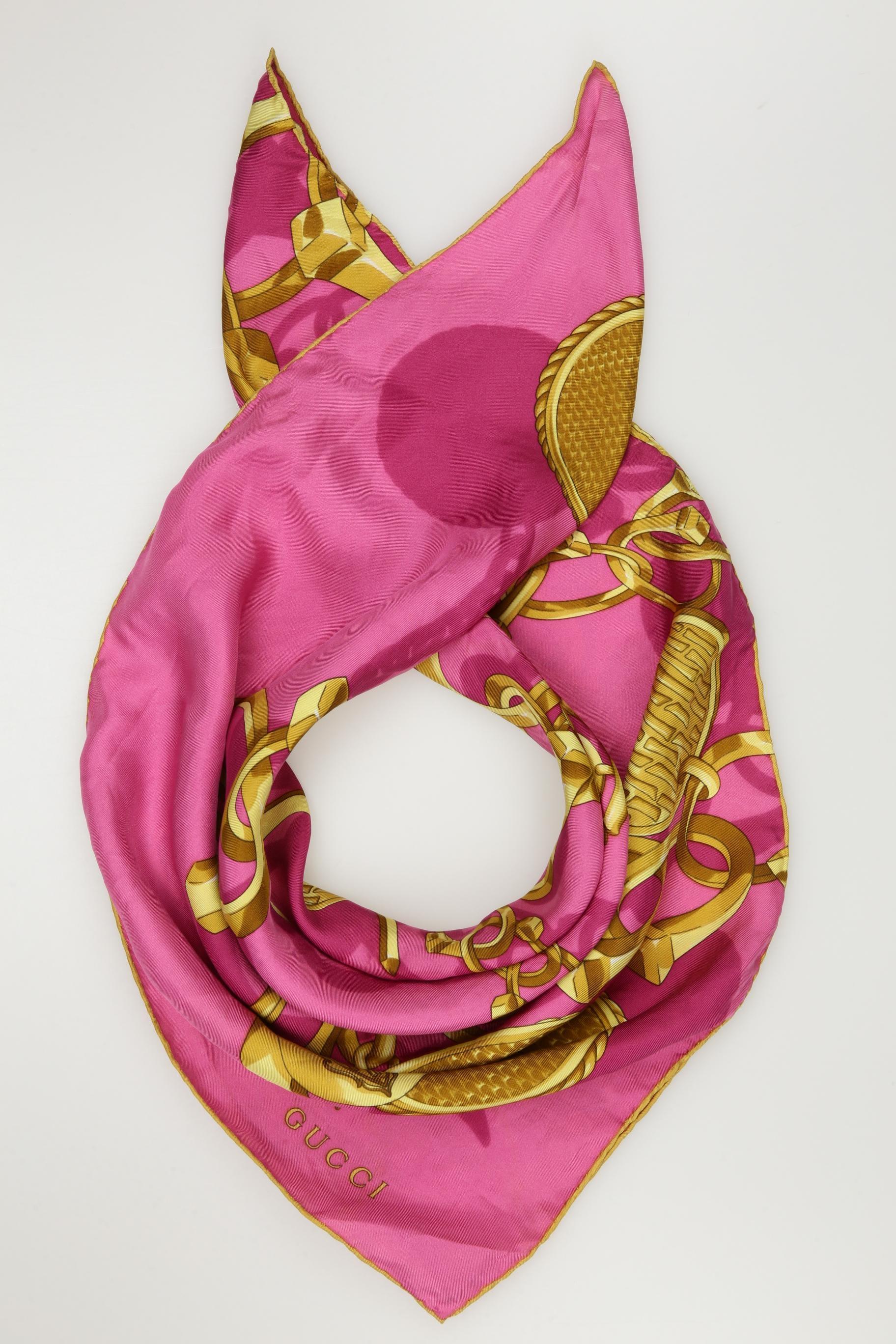 

Gucci Damen Schal, pink, Gr.