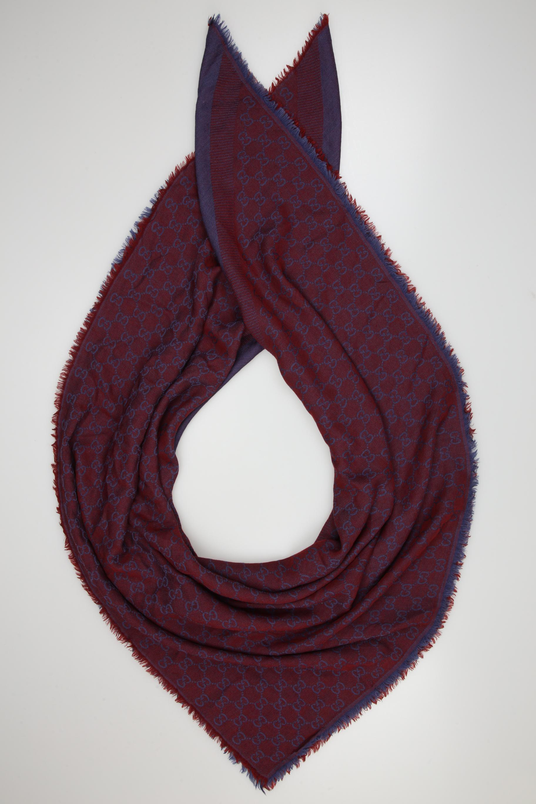 

Gucci Damen Schal, bordeaux, Gr.