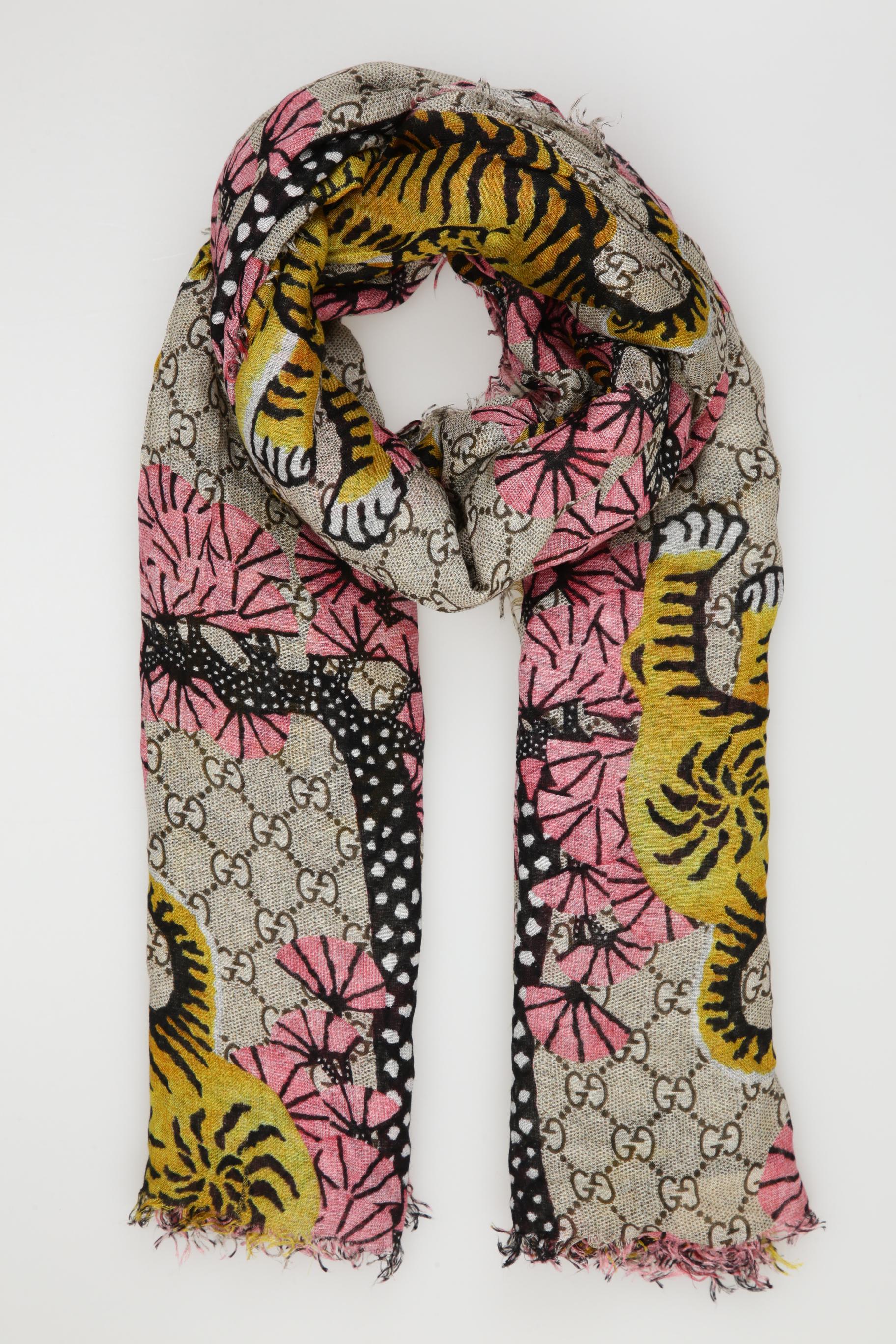 

Gucci Damen Schal, mehrfarbig, Gr.