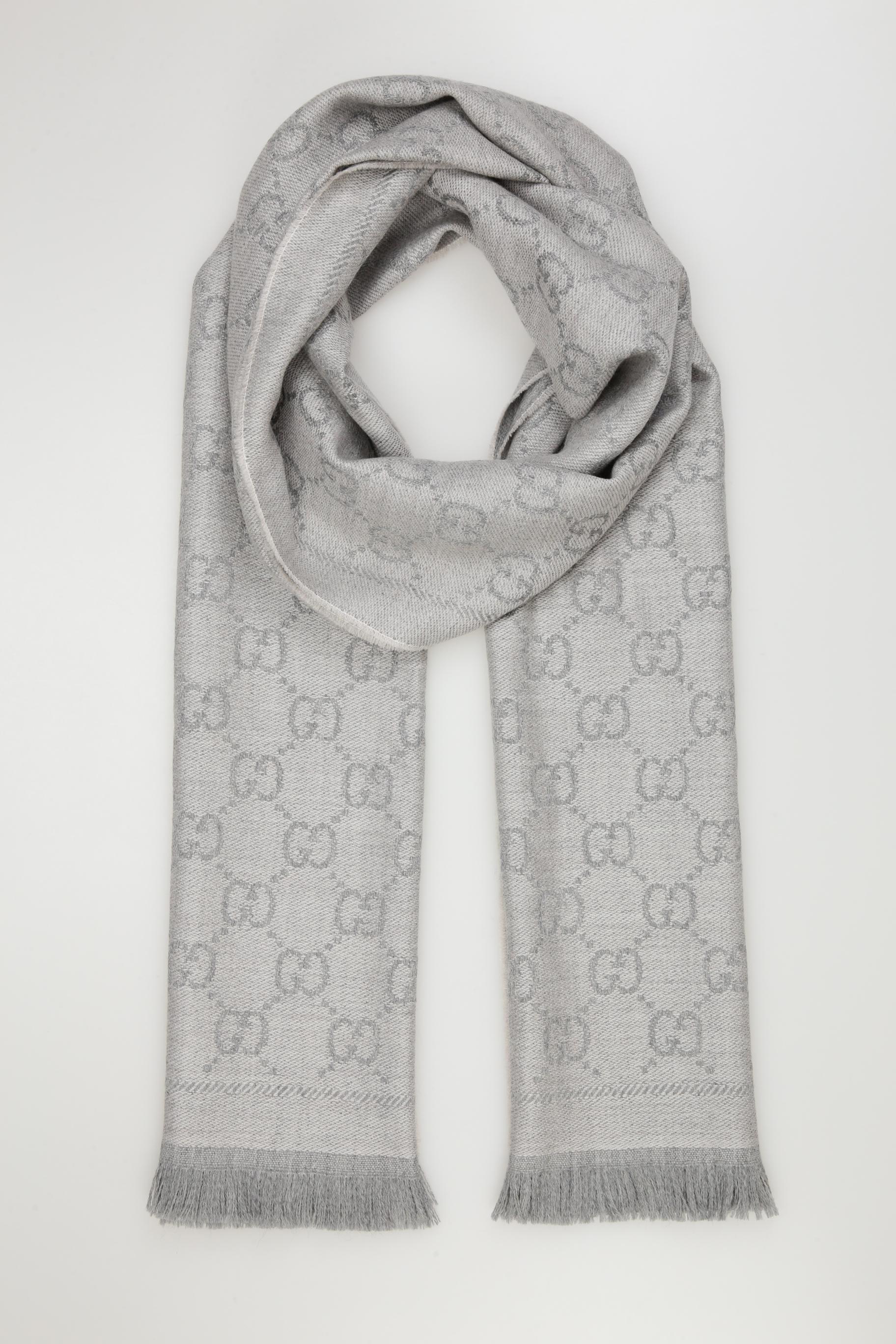 

Gucci Damen Schal, grau, Gr.