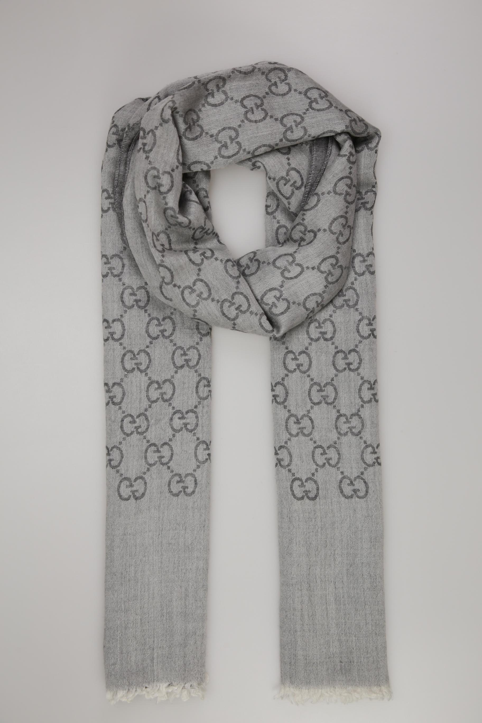 

Gucci Damen Schal, grau, Gr.
