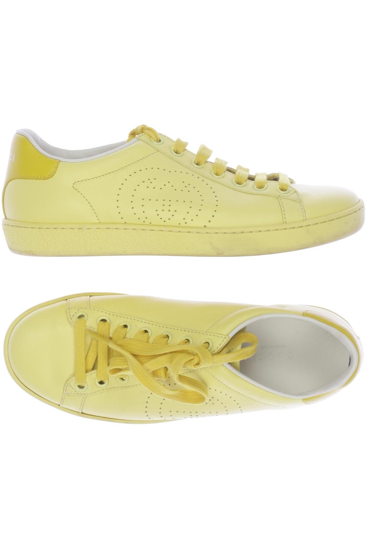 

Gucci Damen Sneakers, gelb, Gr. 35.5