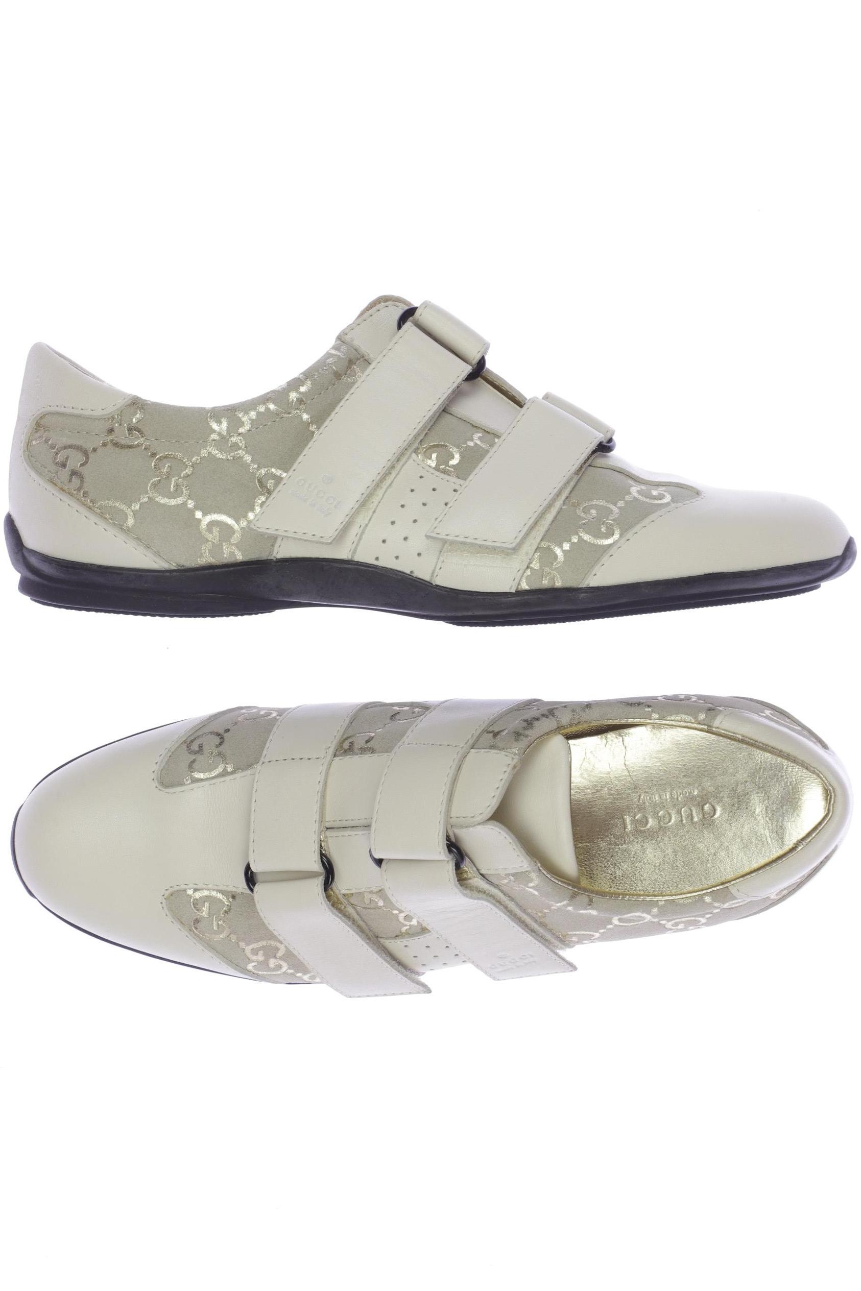 

Gucci Damen Sneakers, cremeweiß, Gr. 37.5
