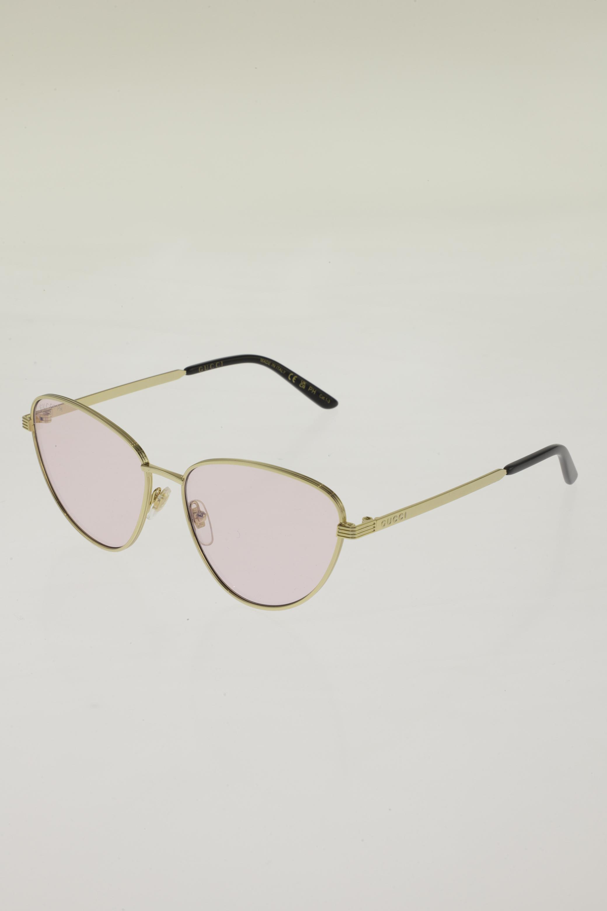 

Gucci Damen Sonnenbrille, gold, Gr.