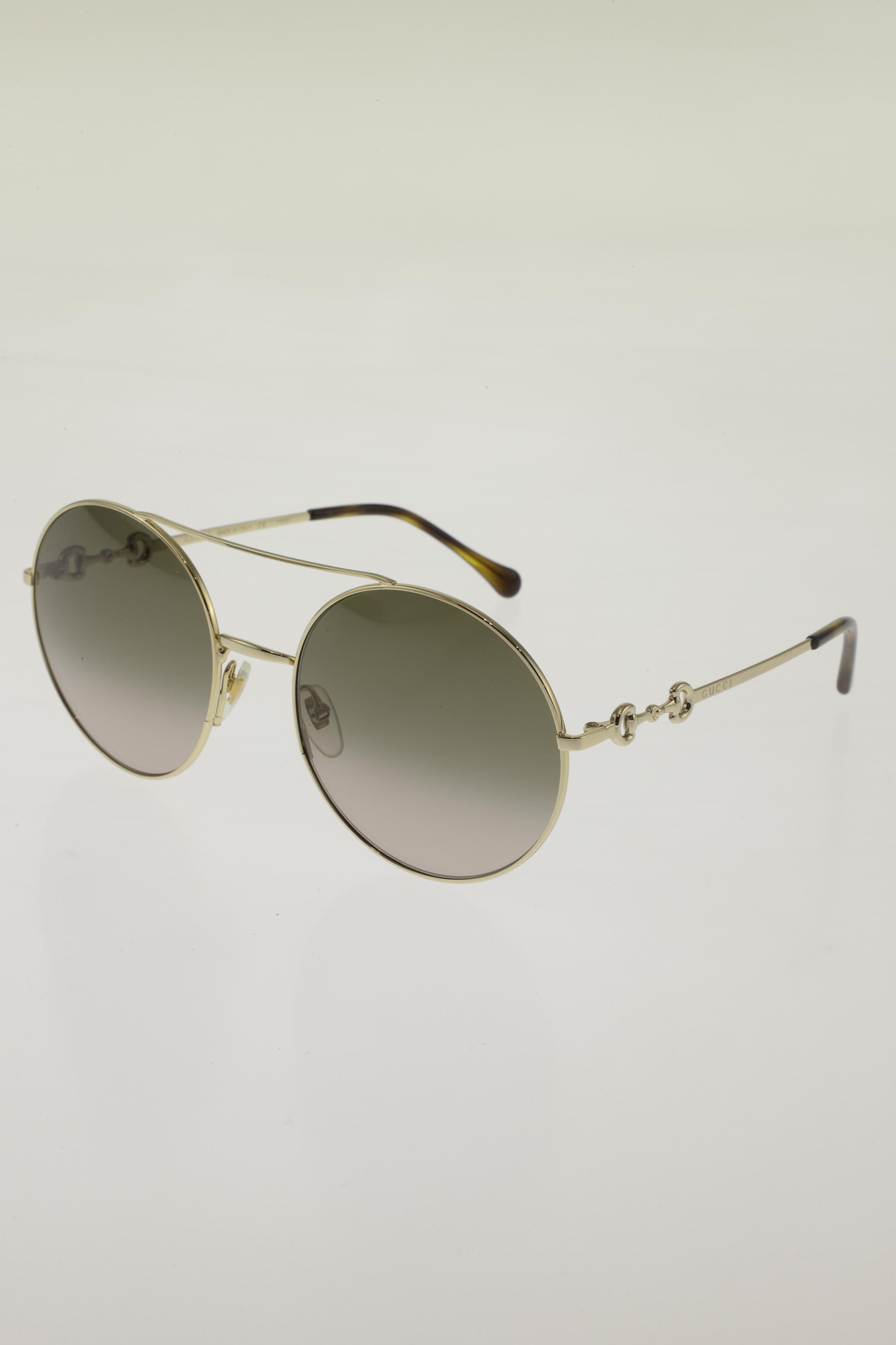 

Gucci Damen Sonnenbrille, gold, Gr.
