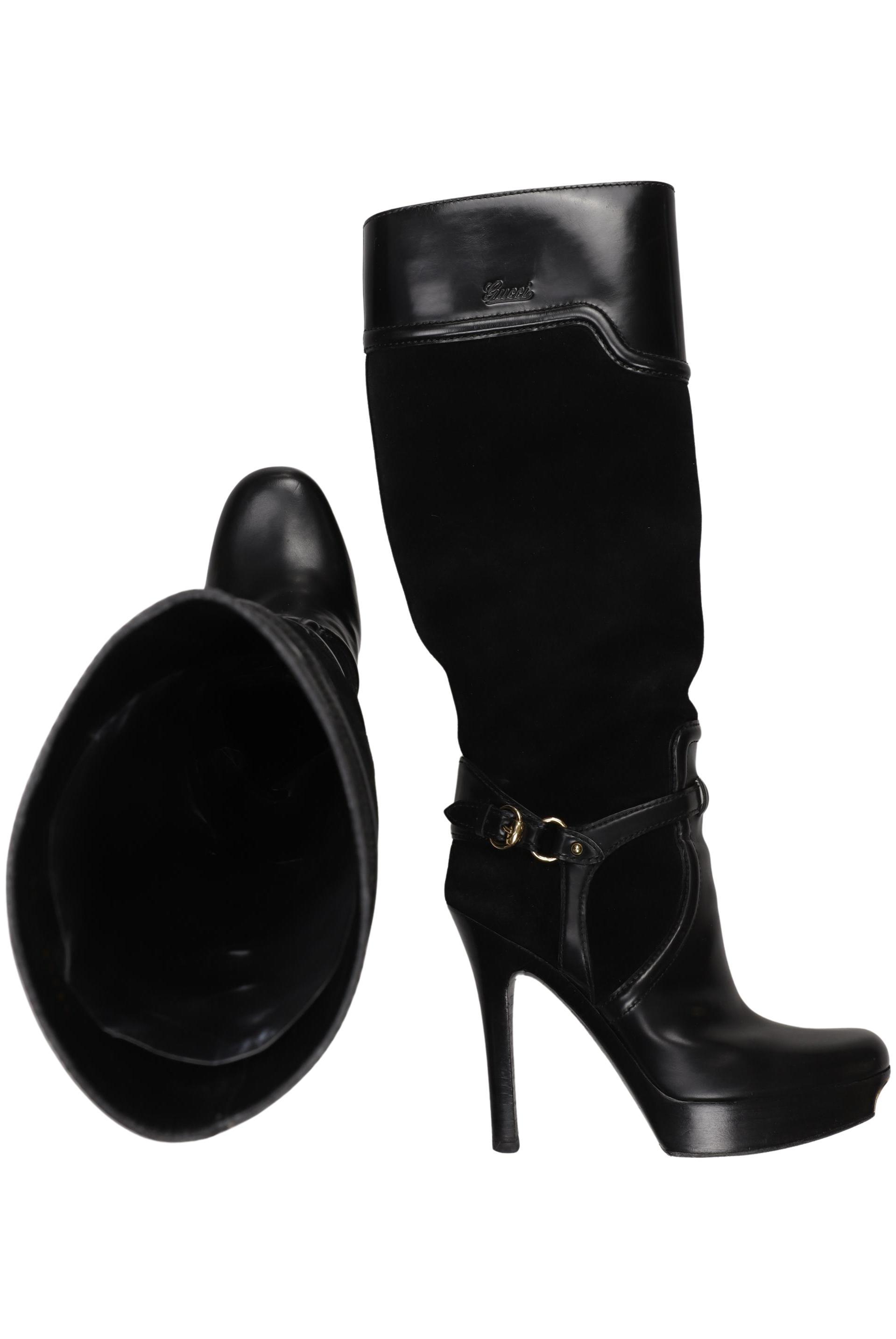 

Gucci Damen Stiefel, schwarz, Gr. 36.5