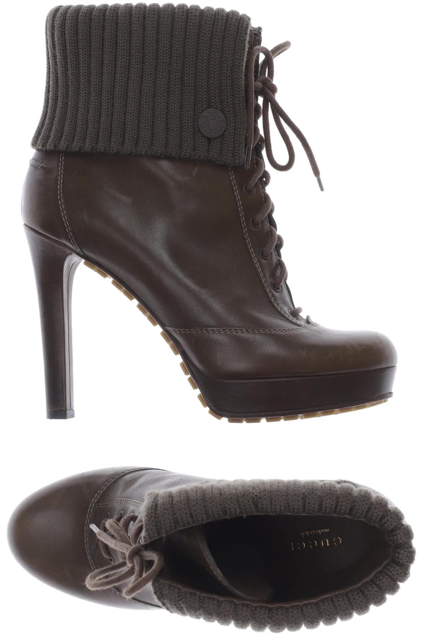 

Gucci Damen Stiefelette, grün, Gr. 39