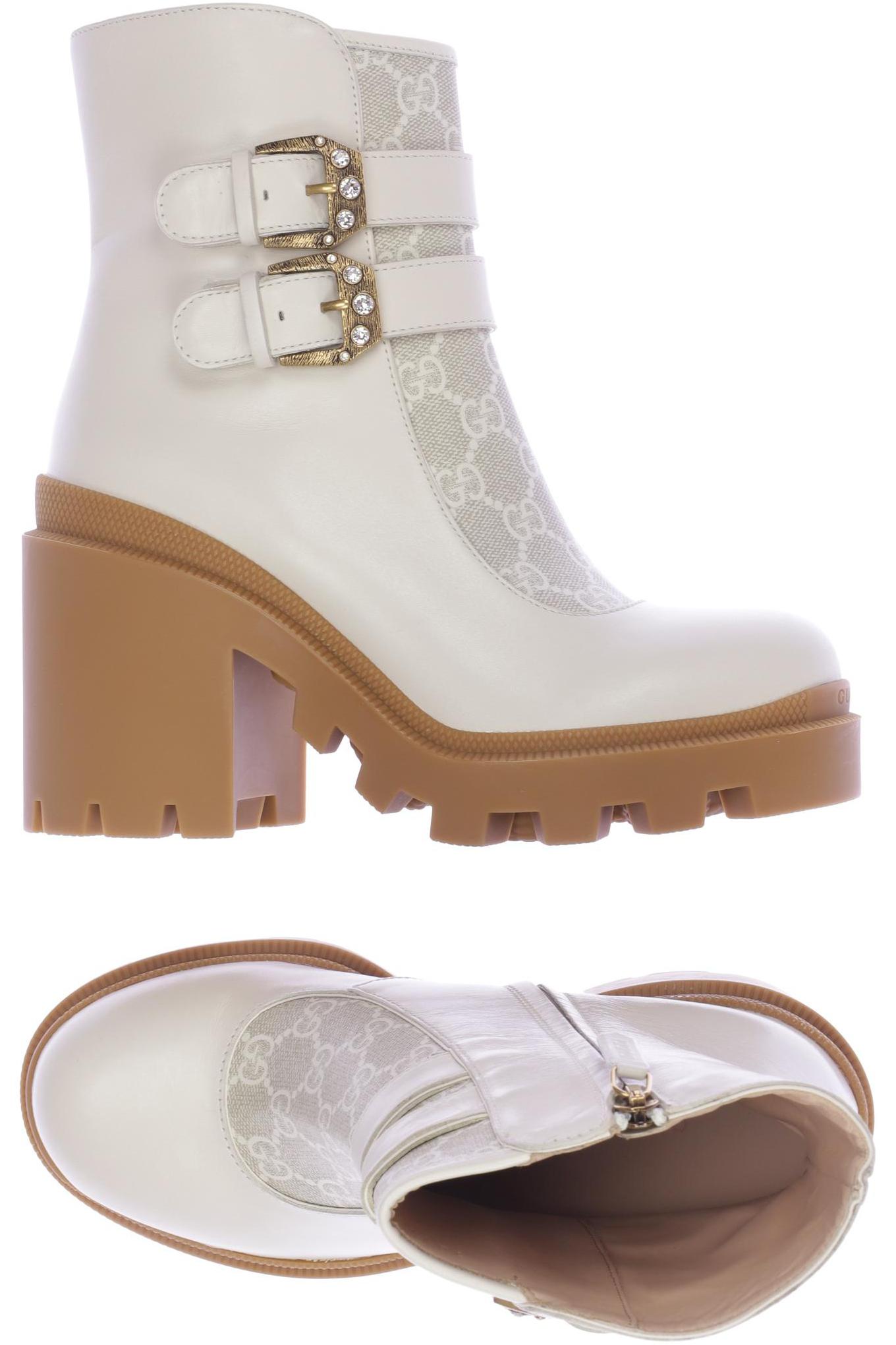 

Gucci Damen Stiefelette, beige, Gr. 37.5
