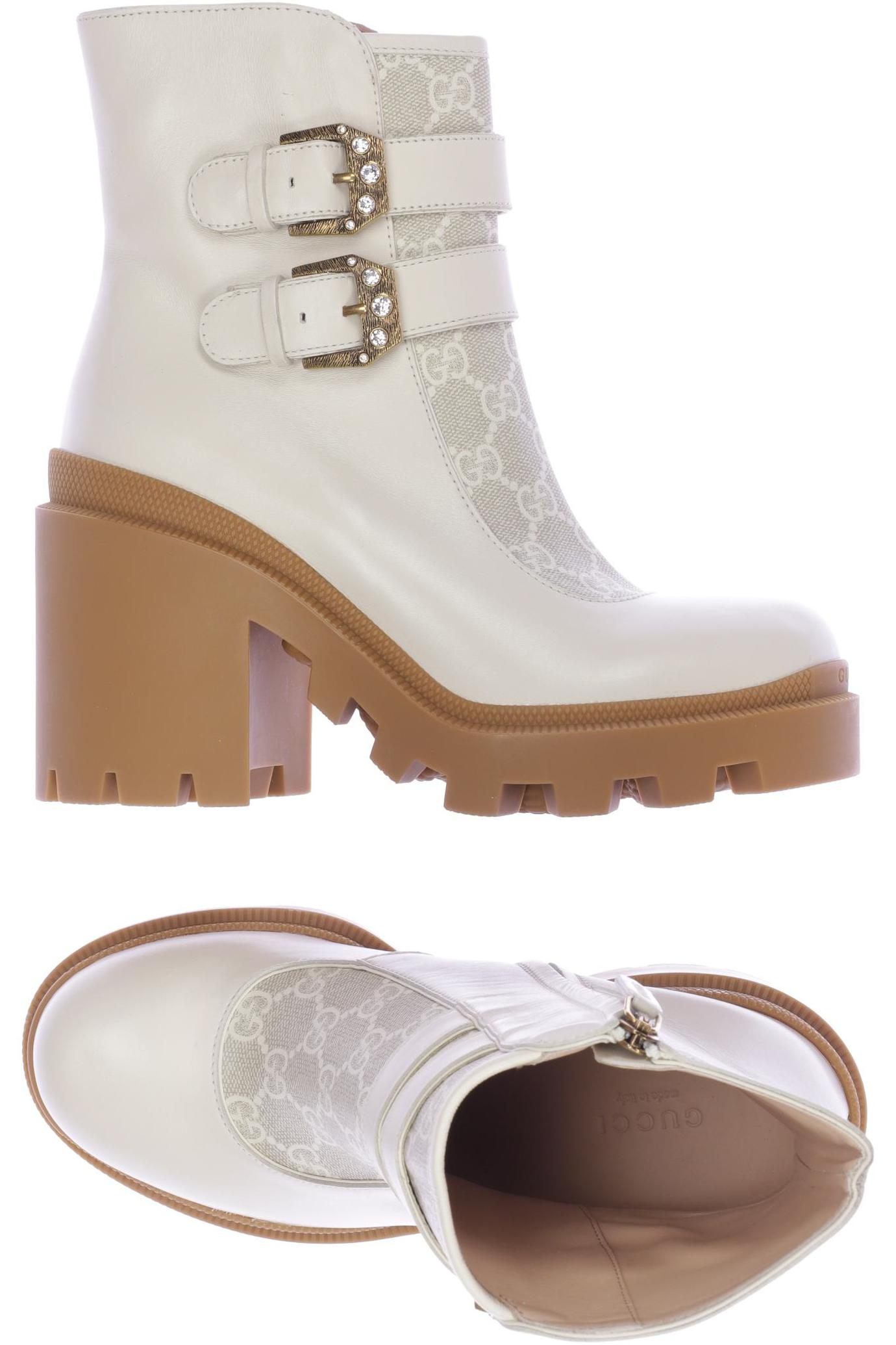 

Gucci Damen Stiefelette, beige, Gr. 37.5