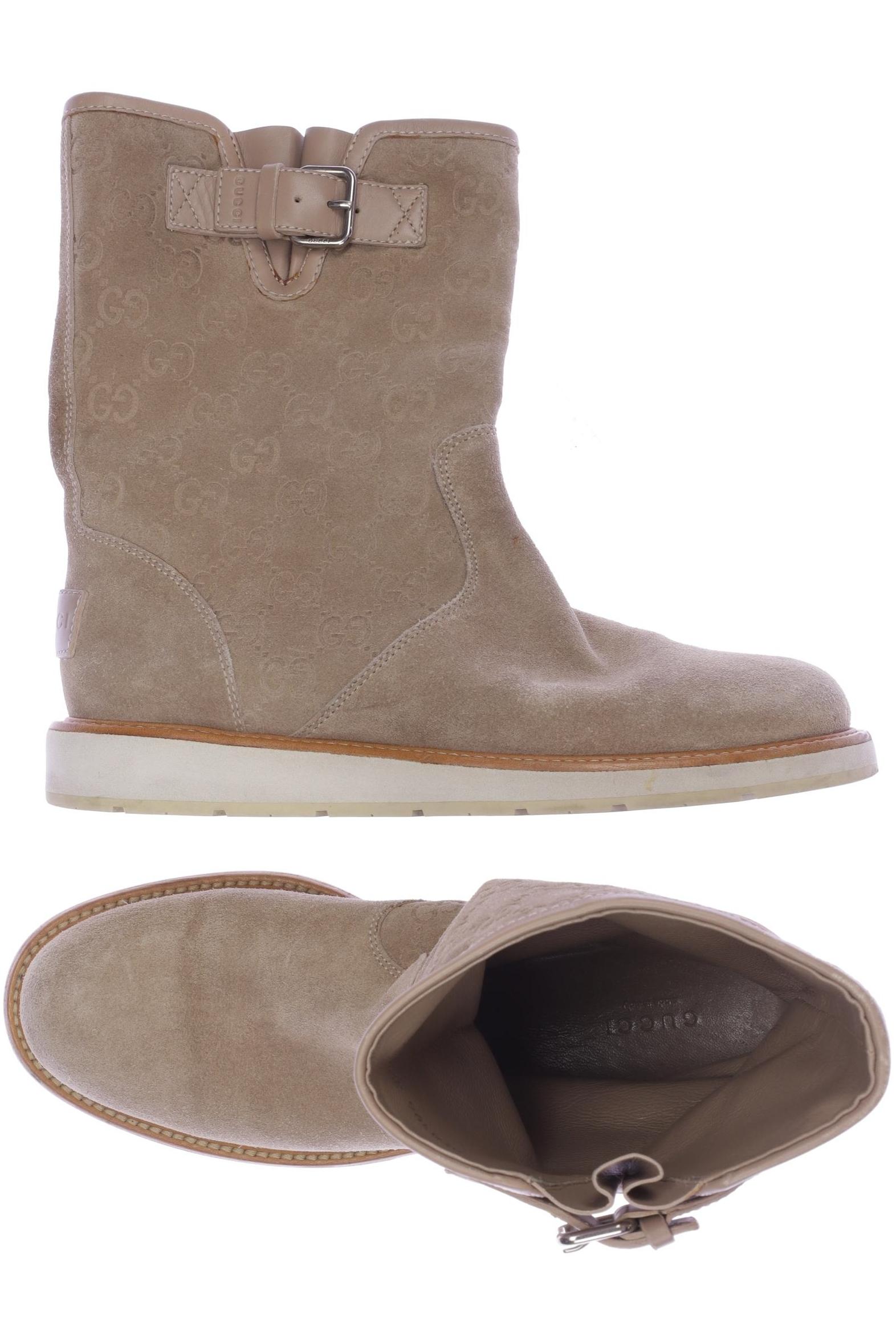 

Gucci Damen Stiefelette, beige, Gr. 37.5
