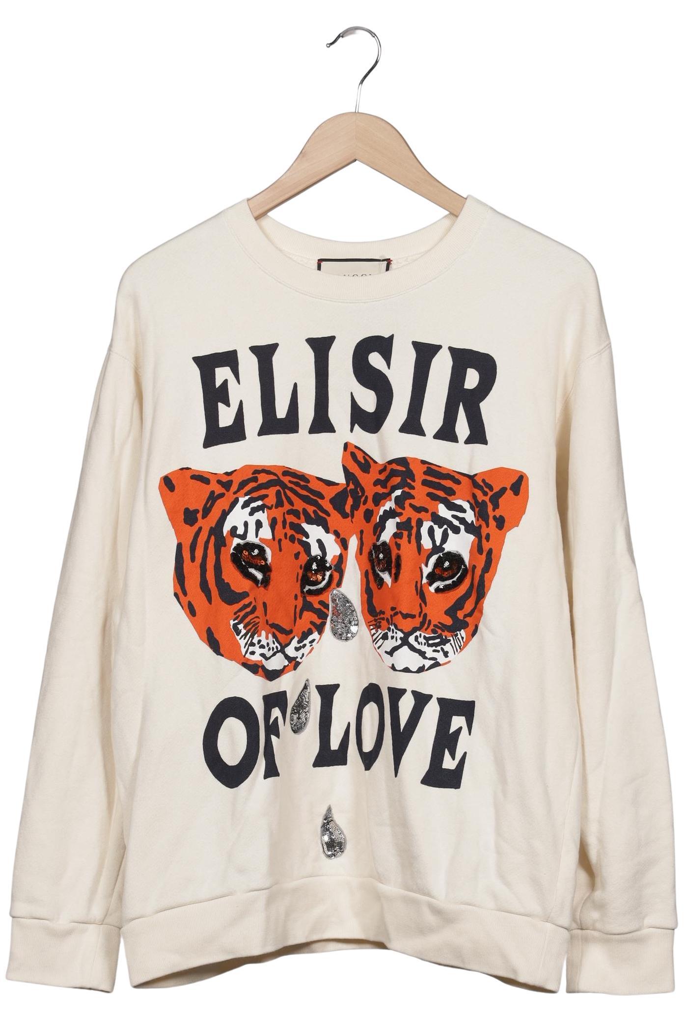 

Gucci Damen Sweatshirt, cremeweiß, Gr. 38