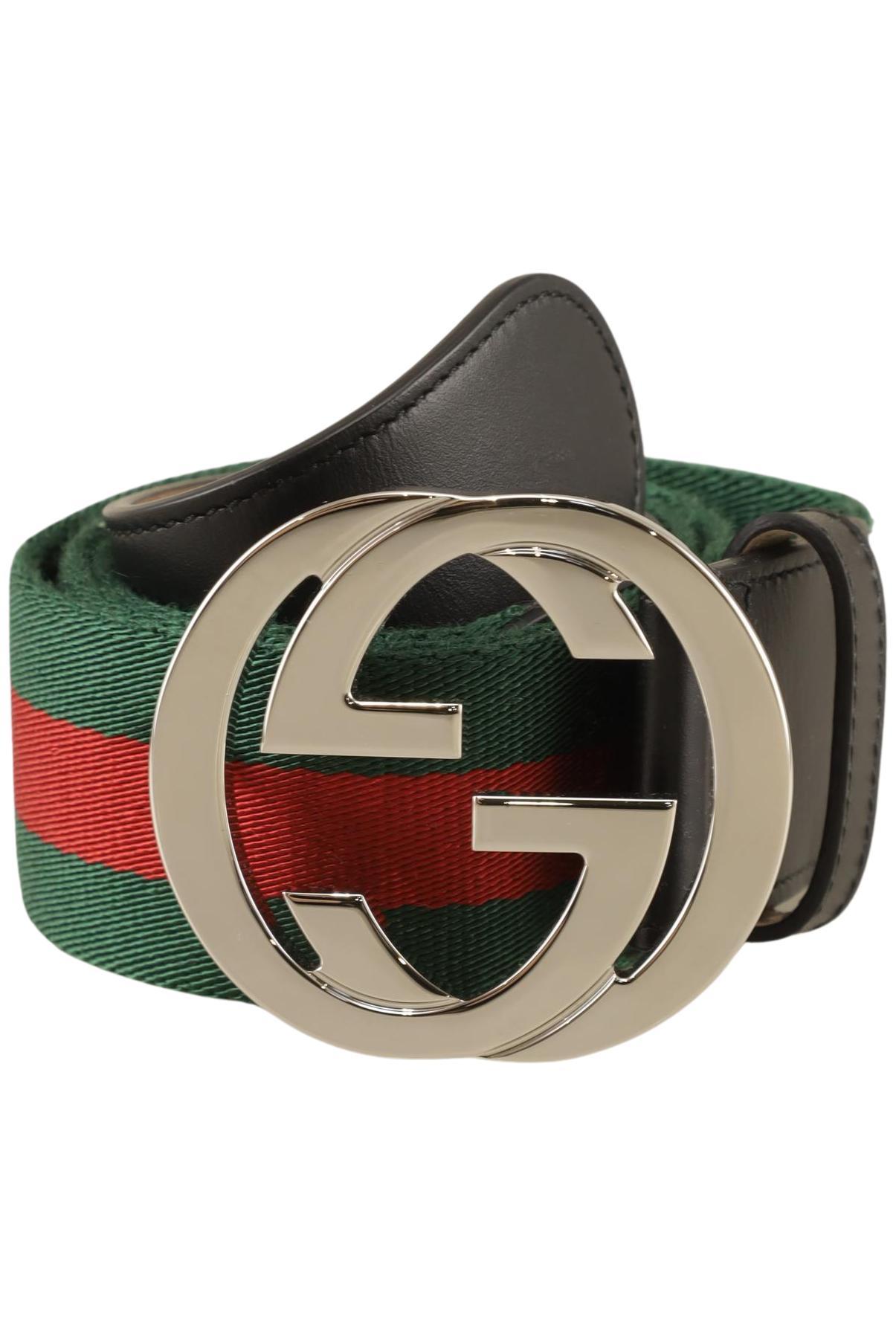 

Gucci Herren Gürtel, grün, Gr. 90
