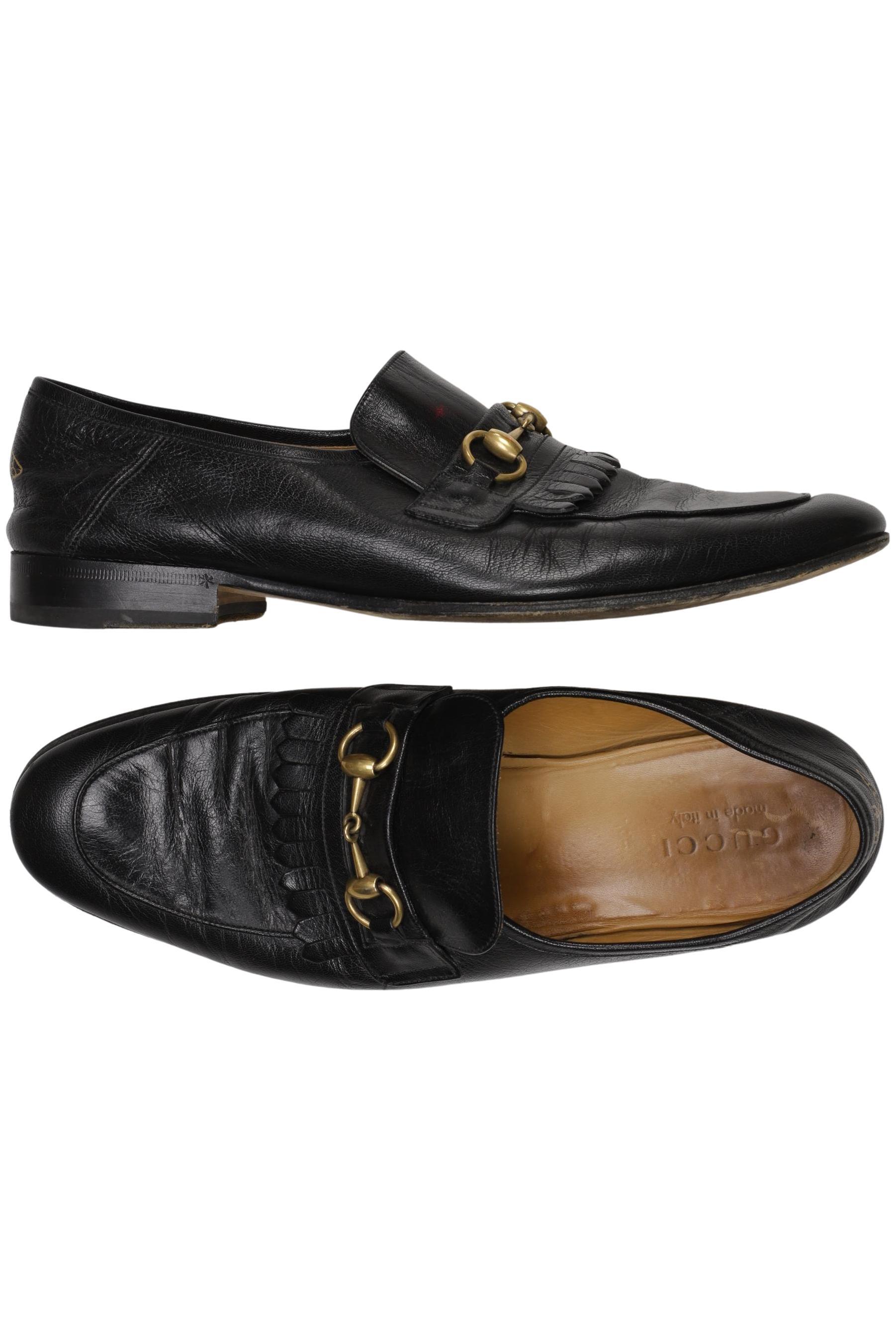 

Gucci Herren Halbschuh, schwarz, Gr. 9.5