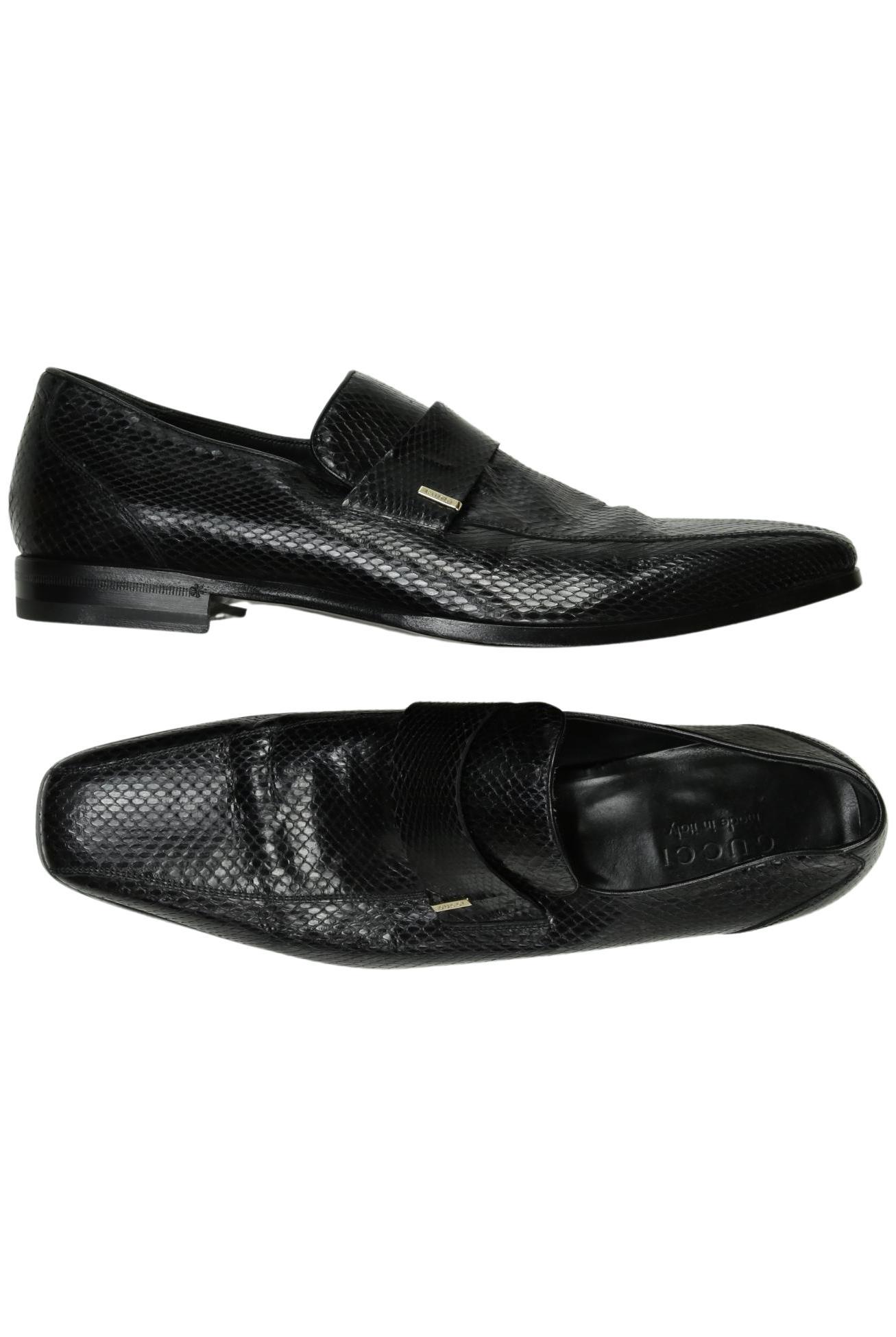 

Gucci Herren Halbschuh, schwarz, Gr. 8.5