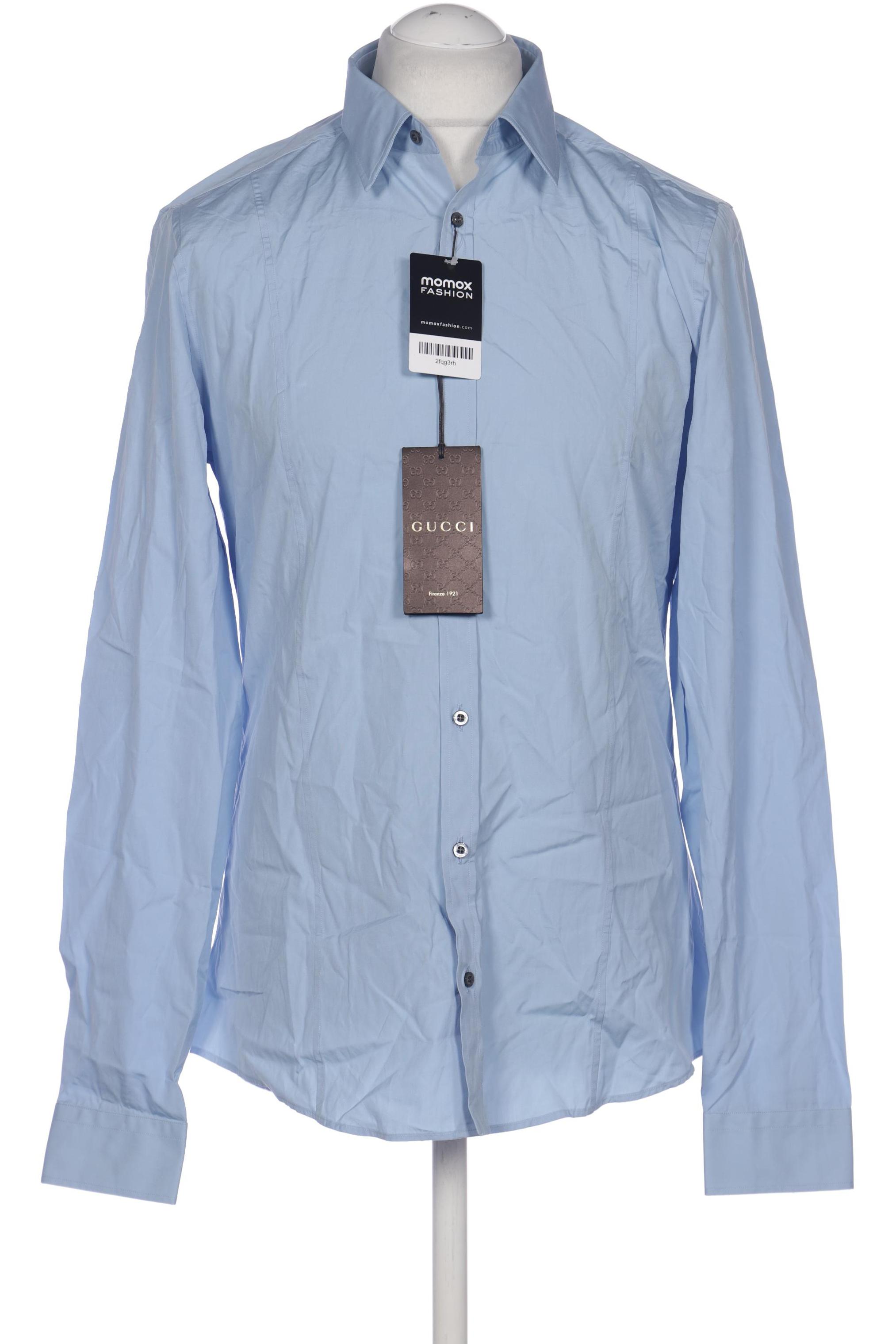 

Gucci Herren Hemd, hellblau, Gr. 52