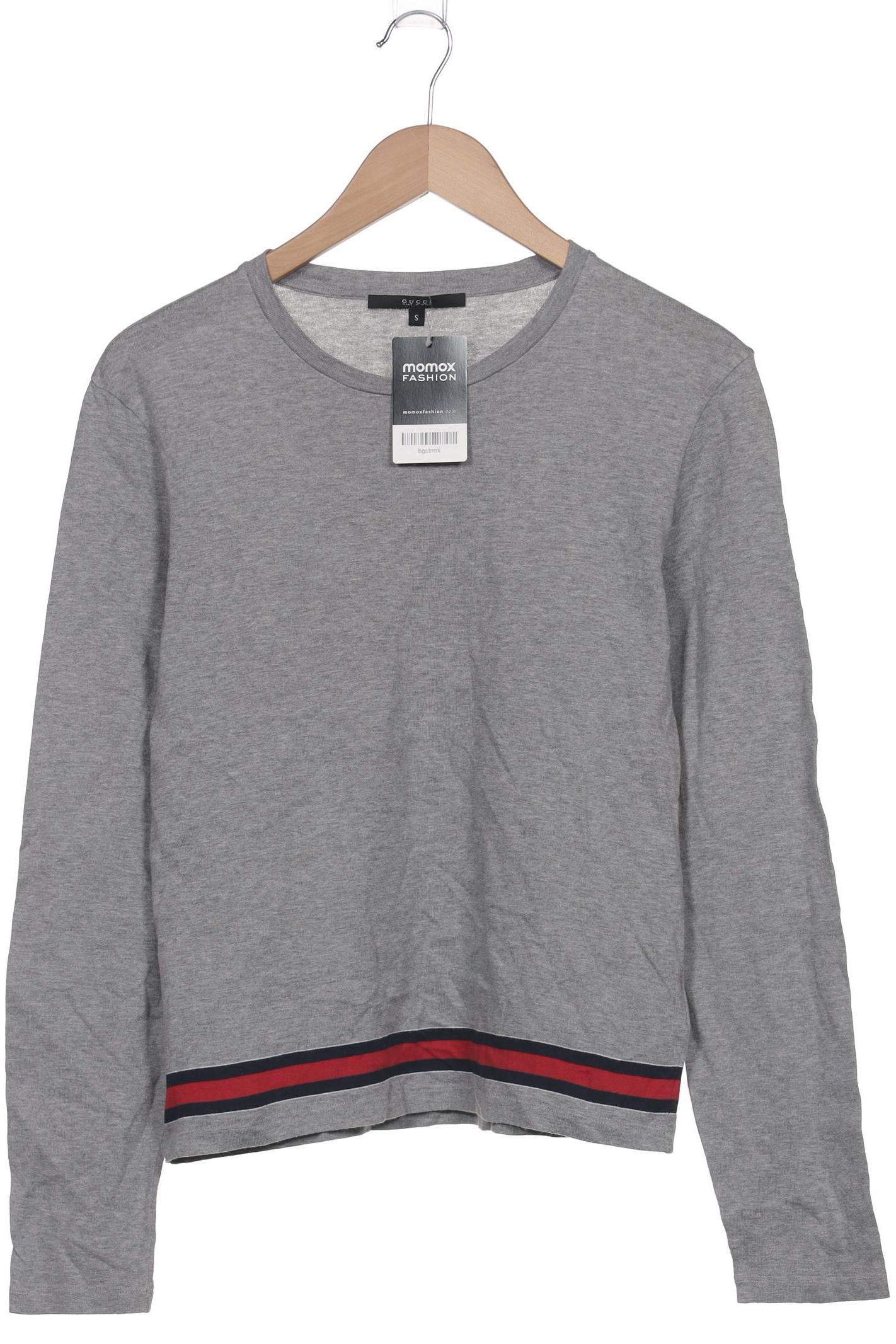 

Gucci Herren Langarmshirt, grau, Gr. 46