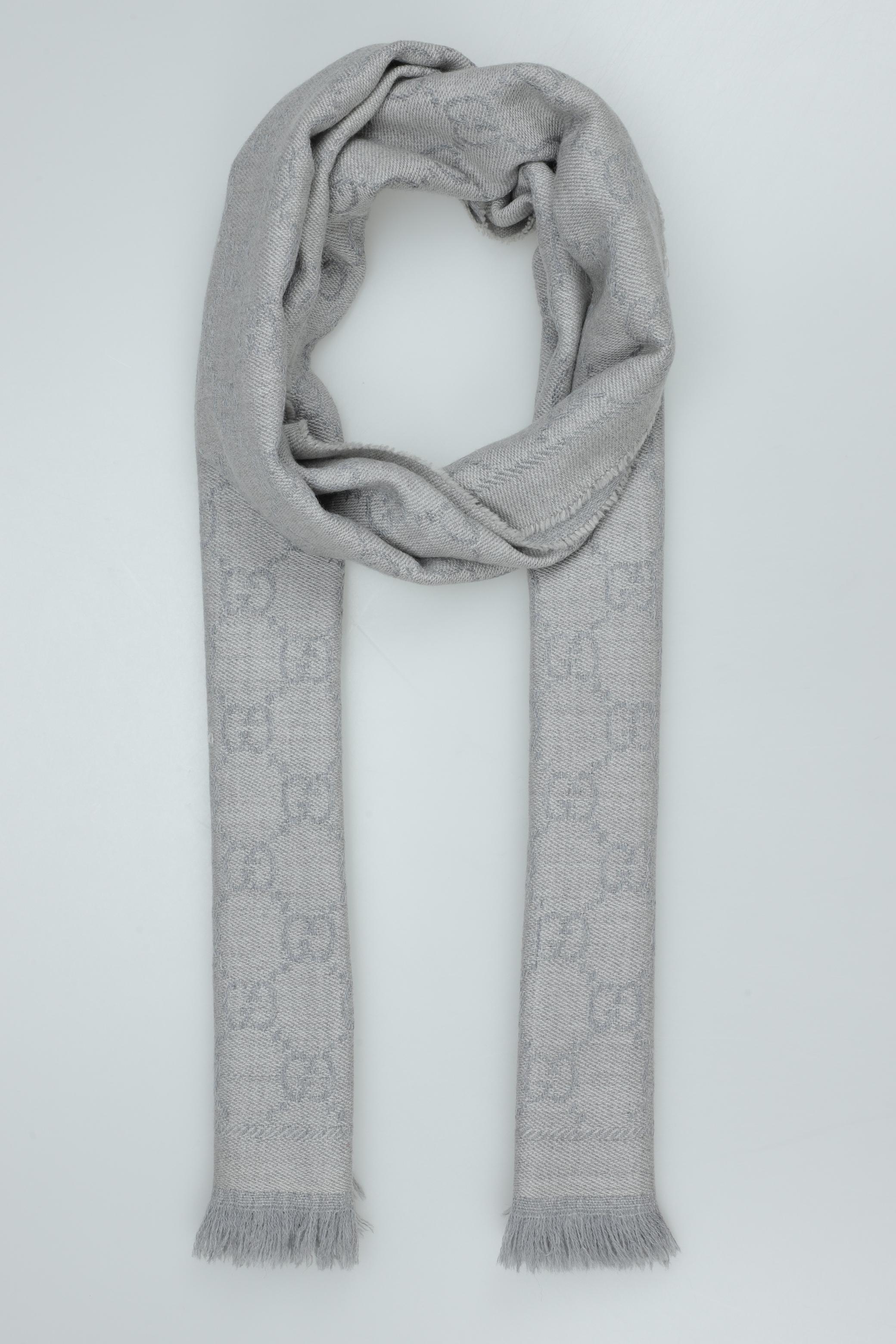 

Gucci Herren Schal, grau, Gr.