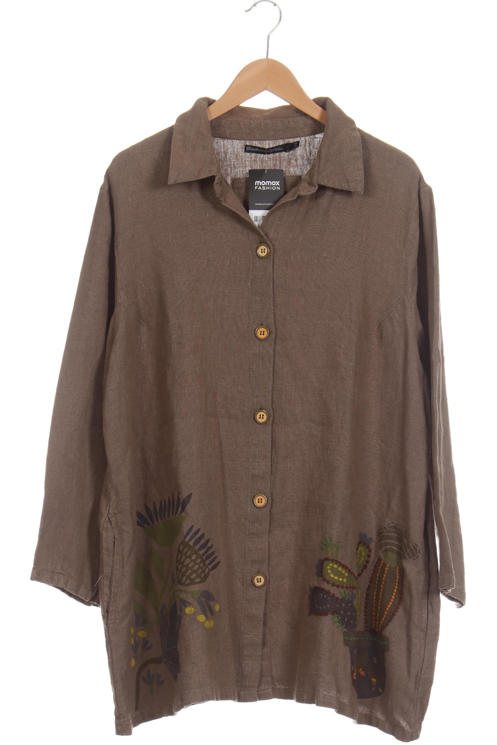 

Gudrun Sjödén Damen Strickjacke, braun, Gr.