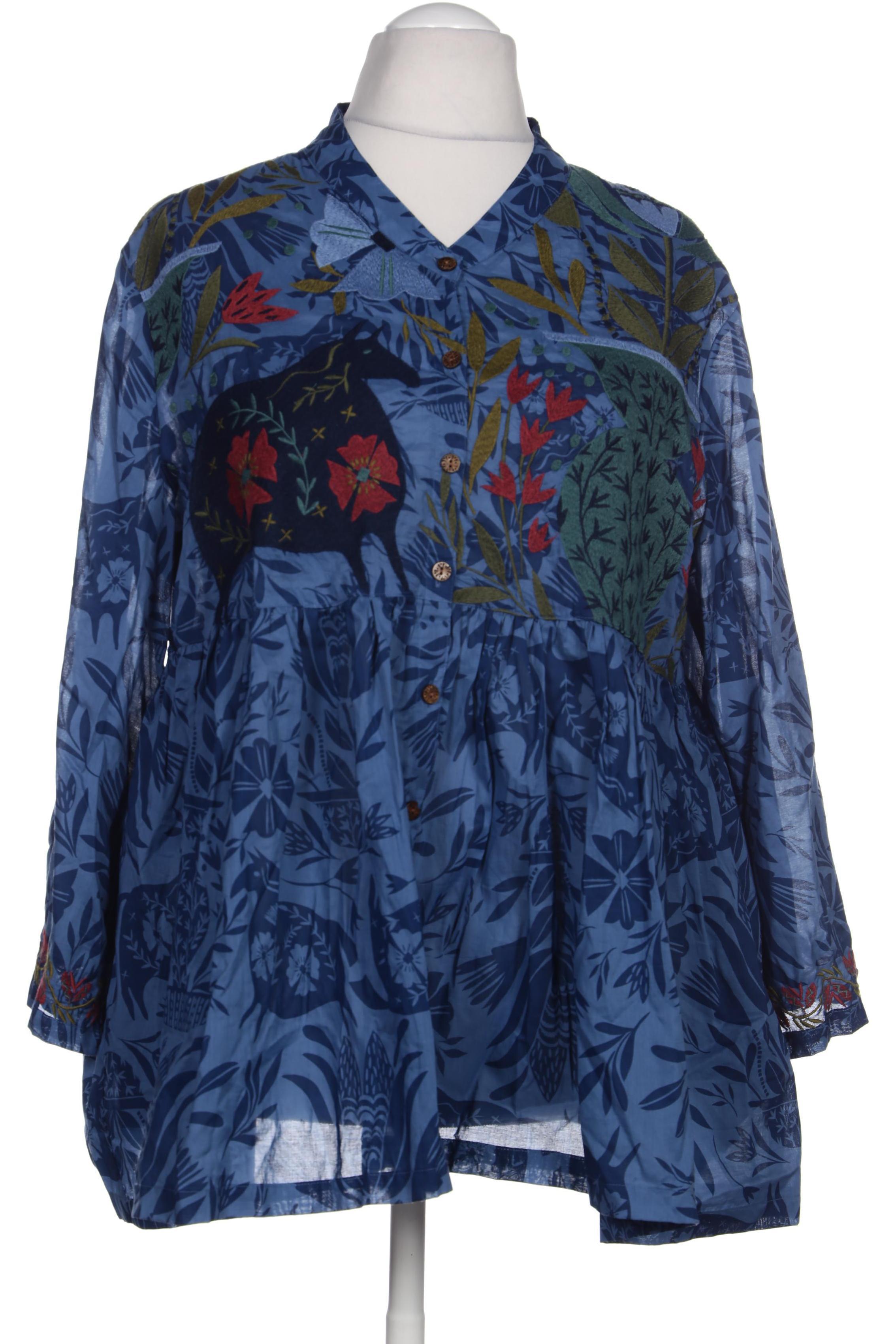 

Gudrun Sjödén Damen Bluse, blau, Gr.