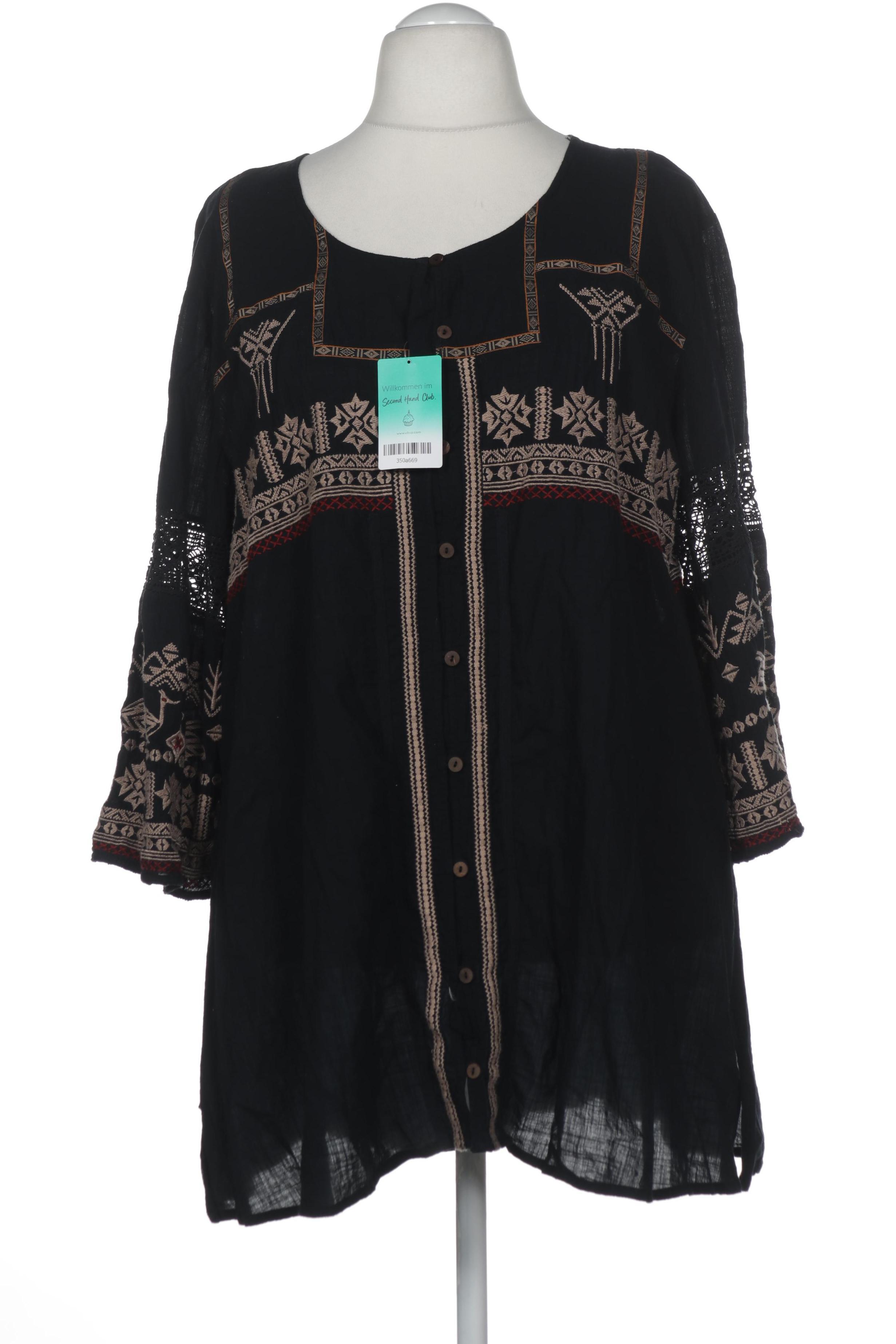 

Gudrun Sjödén Damen Bluse, schwarz, Gr.