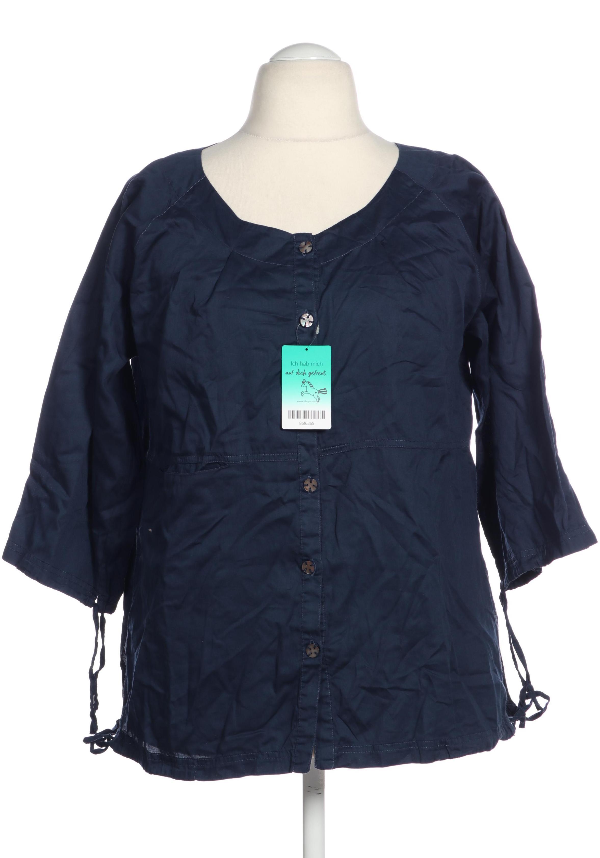 

Gudrun Sjödén Damen Bluse, blau, Gr.