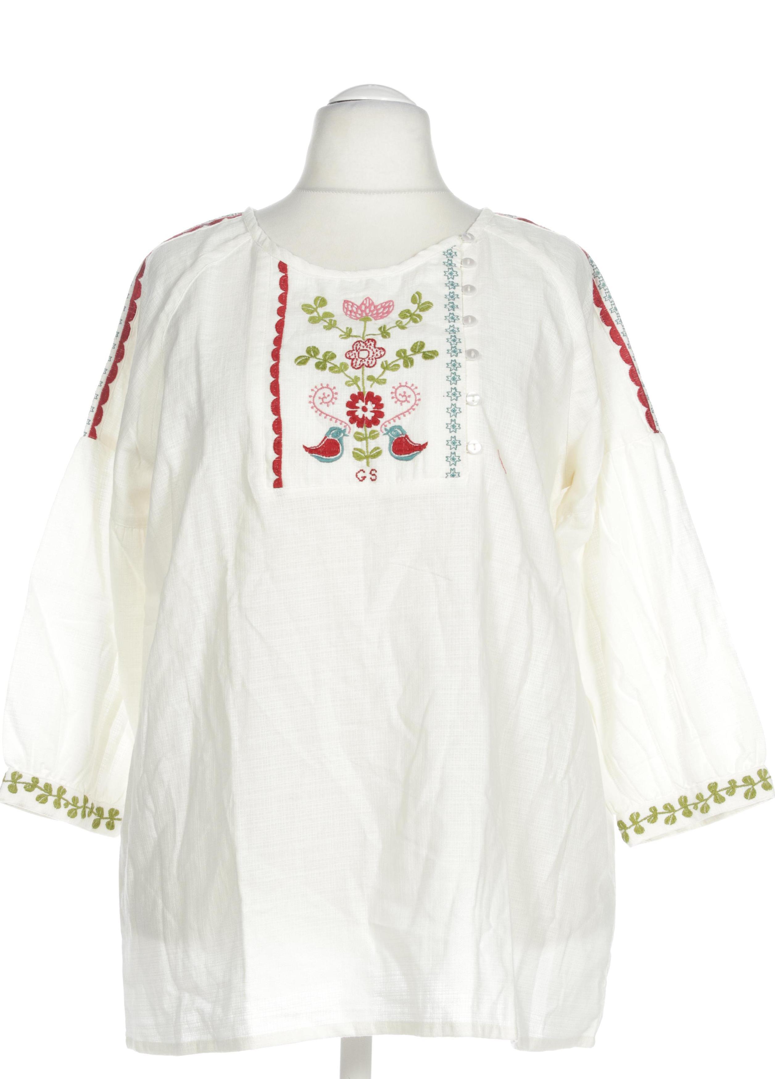 

Gudrun Sjödén Damen Bluse, weiß, Gr.