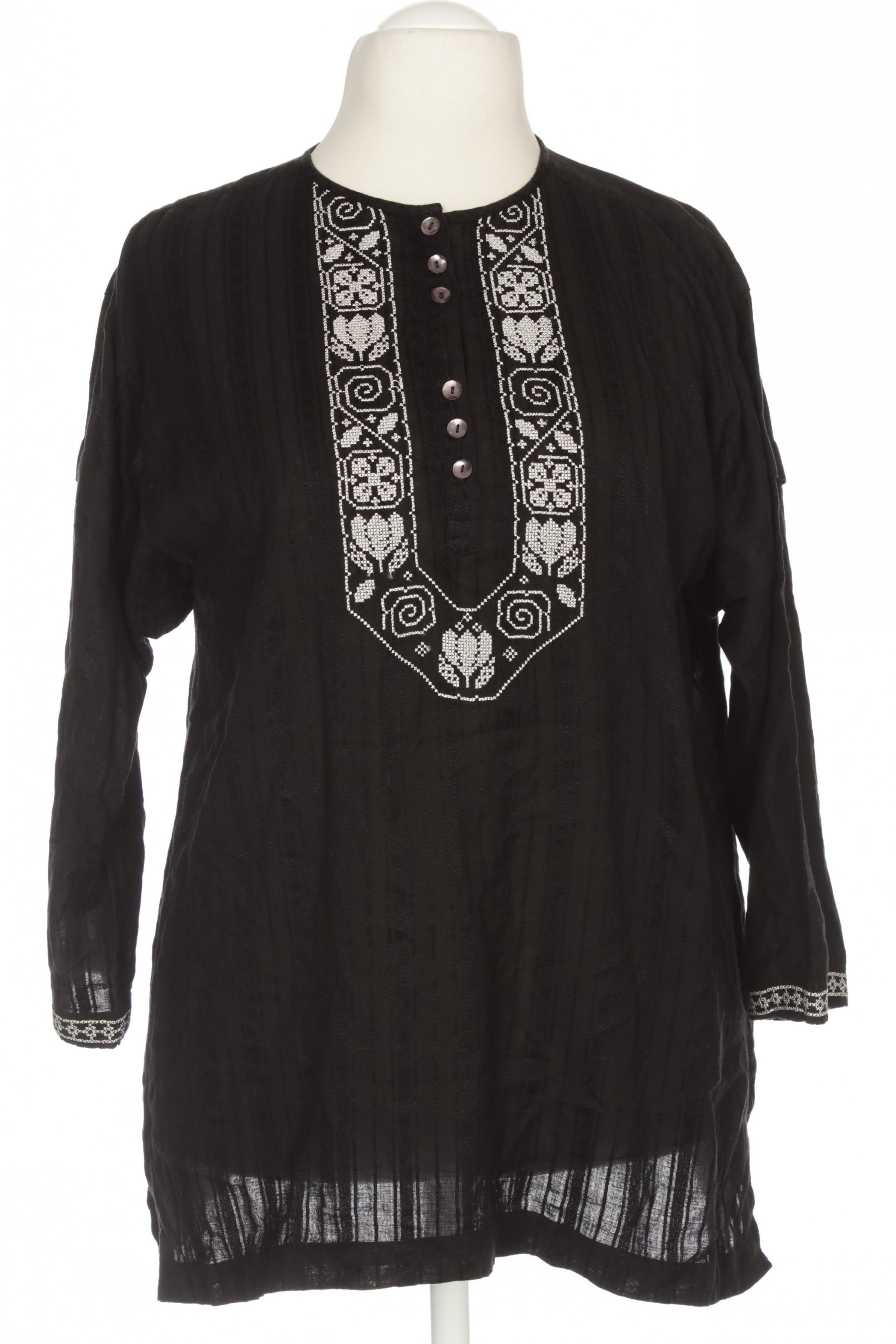 

Gudrun Sjödén Damen Bluse, schwarz, Gr.