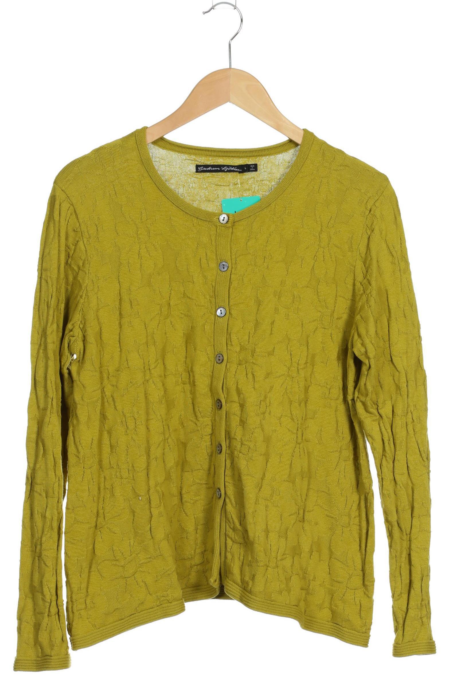 

Gudrun Sjödén Damen Strickjacke, grün, Gr.