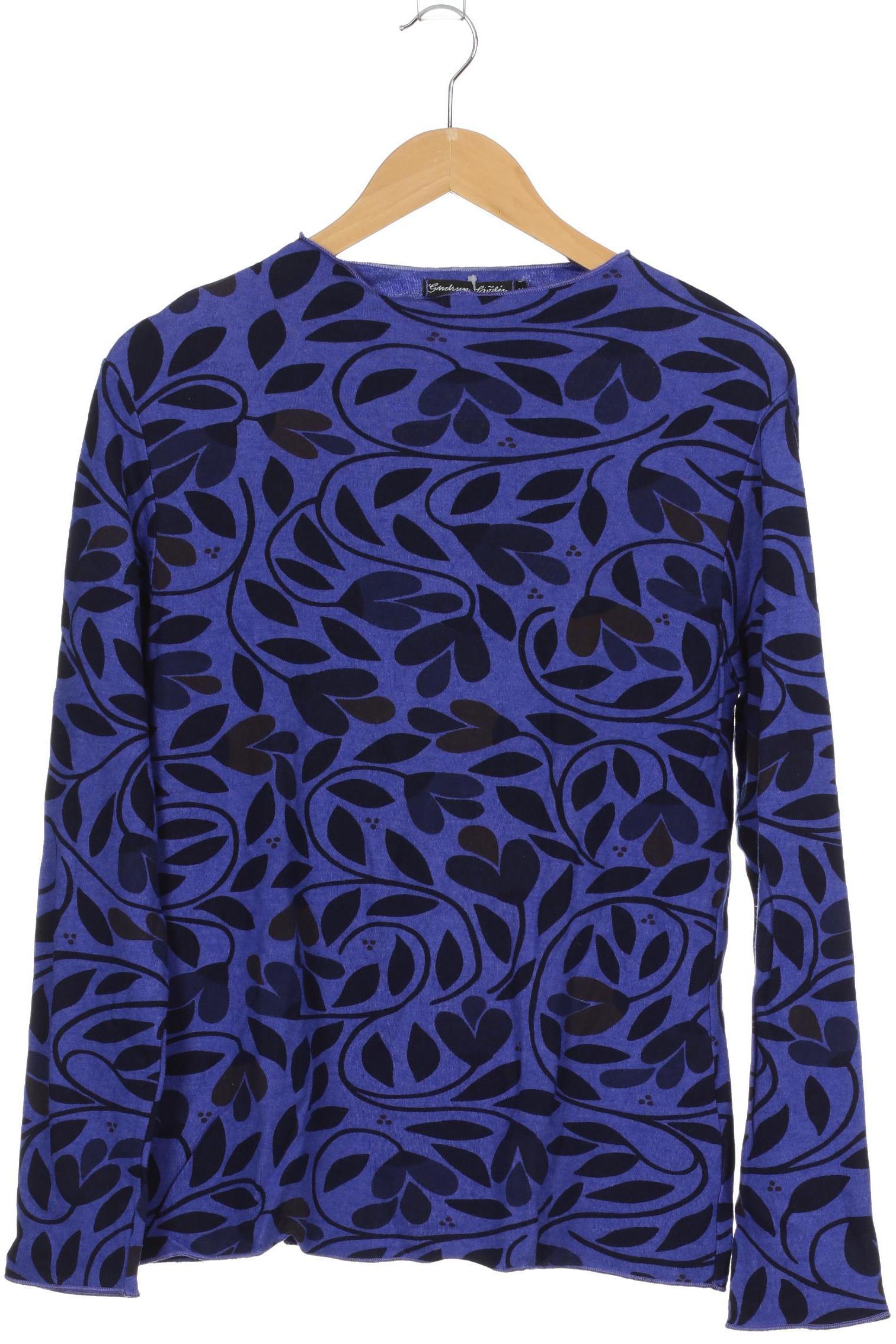 

Gudrun Sjödén Damen Langarmshirt, blau, Gr.