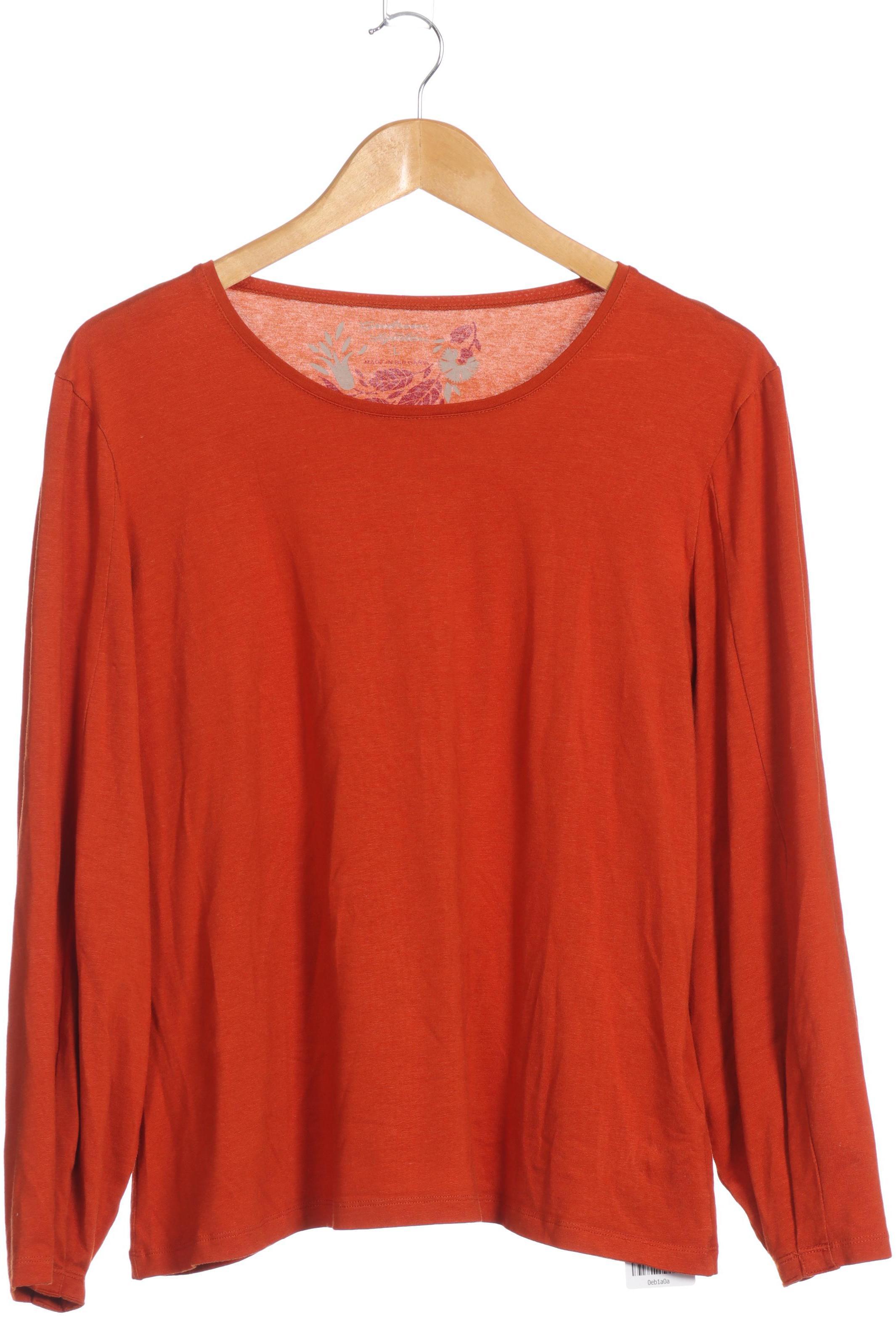 

Gudrun Sjödén Damen Langarmshirt, orange, Gr.