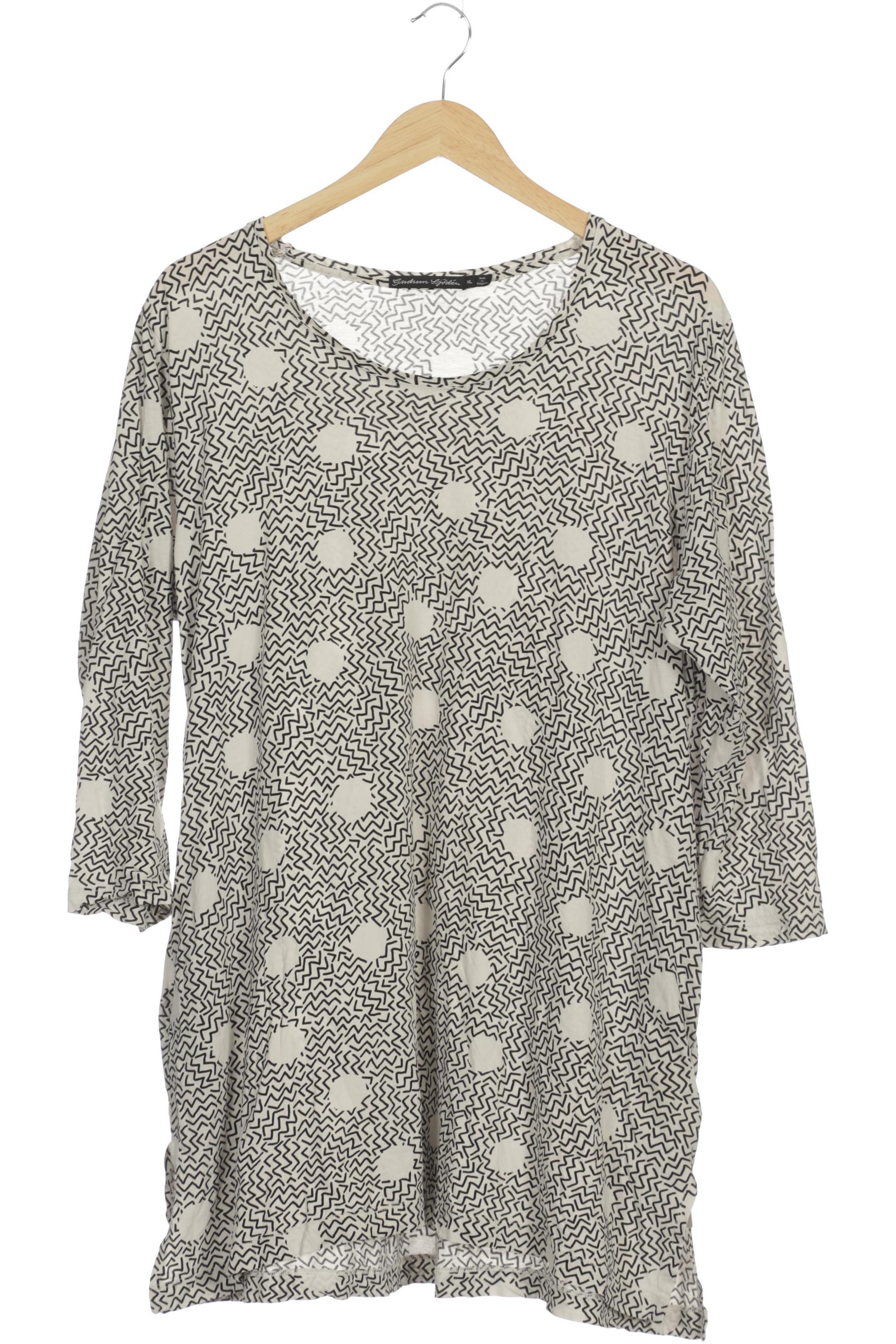 

Gudrun Sjödén Damen Langarmshirt, weiß, Gr.