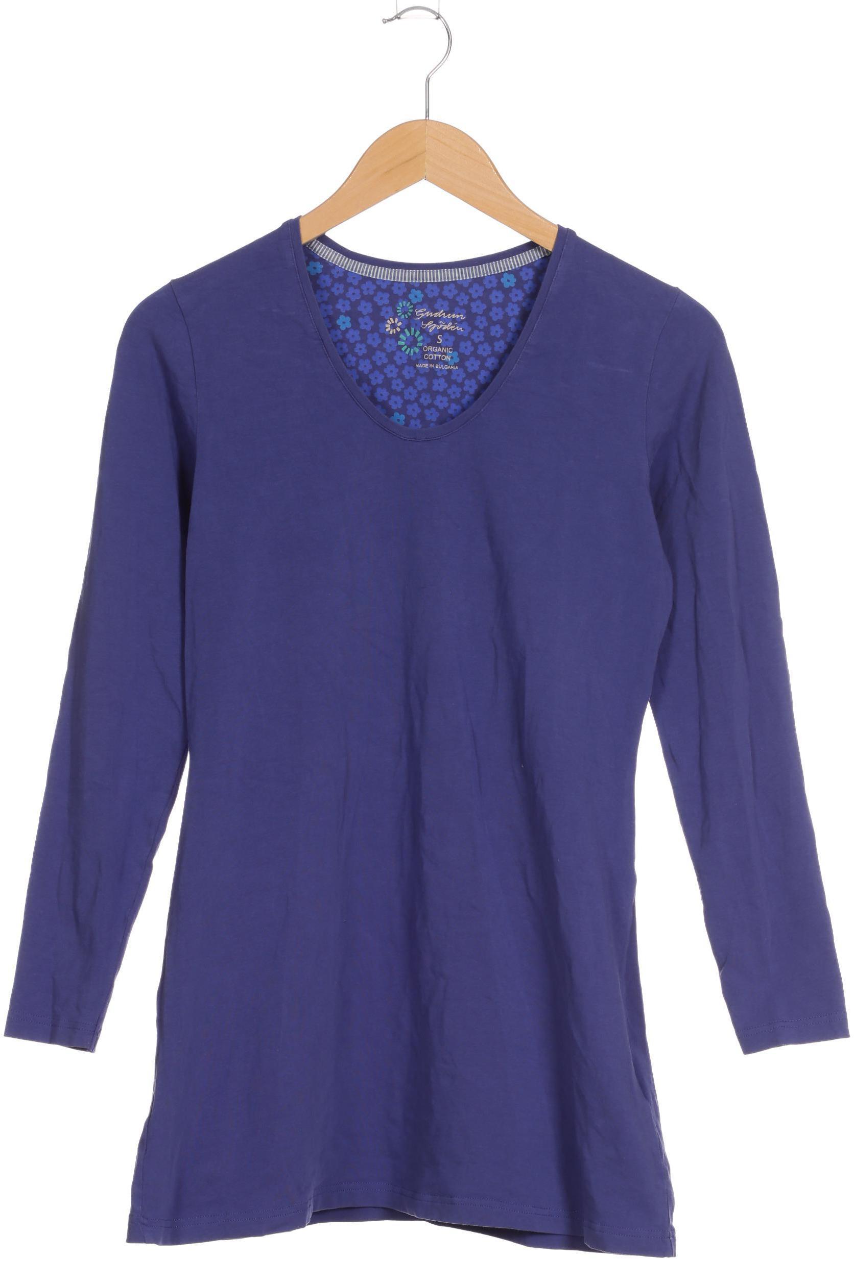 

Gudrun Sjödén Damen Langarmshirt, blau, Gr.