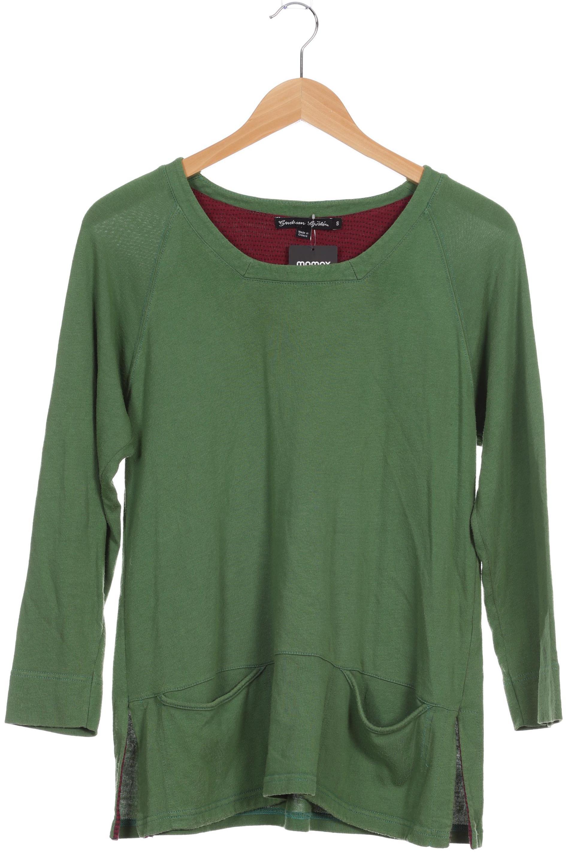 

Gudrun Sjödén Damen Langarmshirt, grün, Gr.